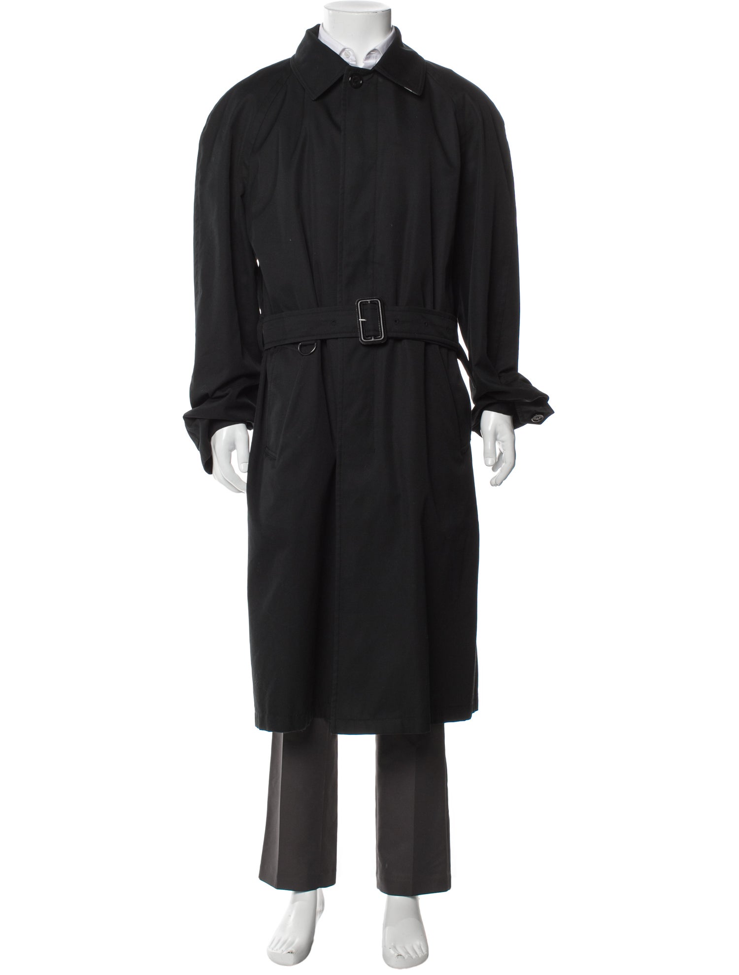 Burberry Nova Check Pattern Trench Coat