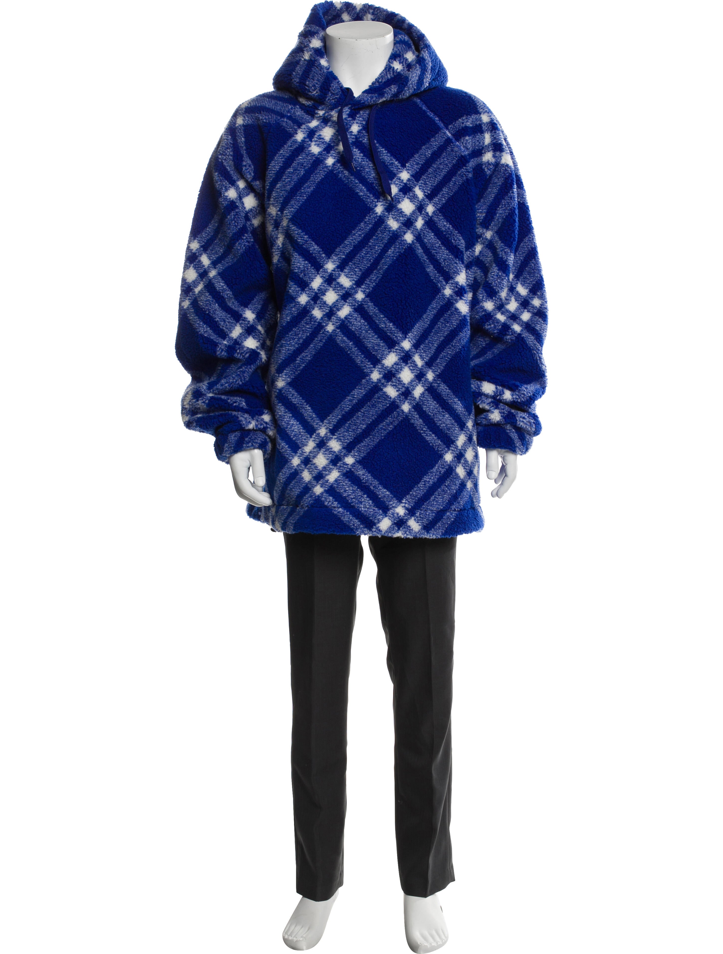 Burberry Plaid Print Parka