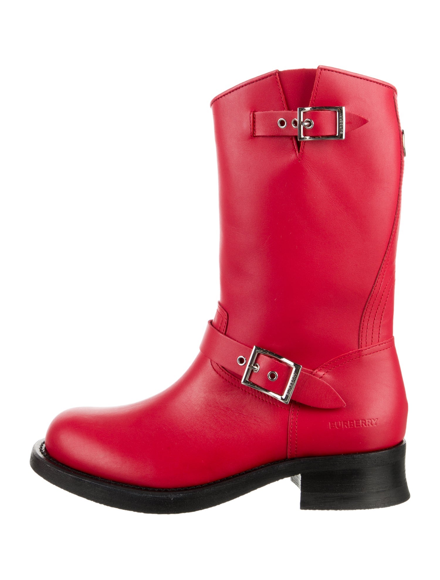 Burberry Leather Western Boots