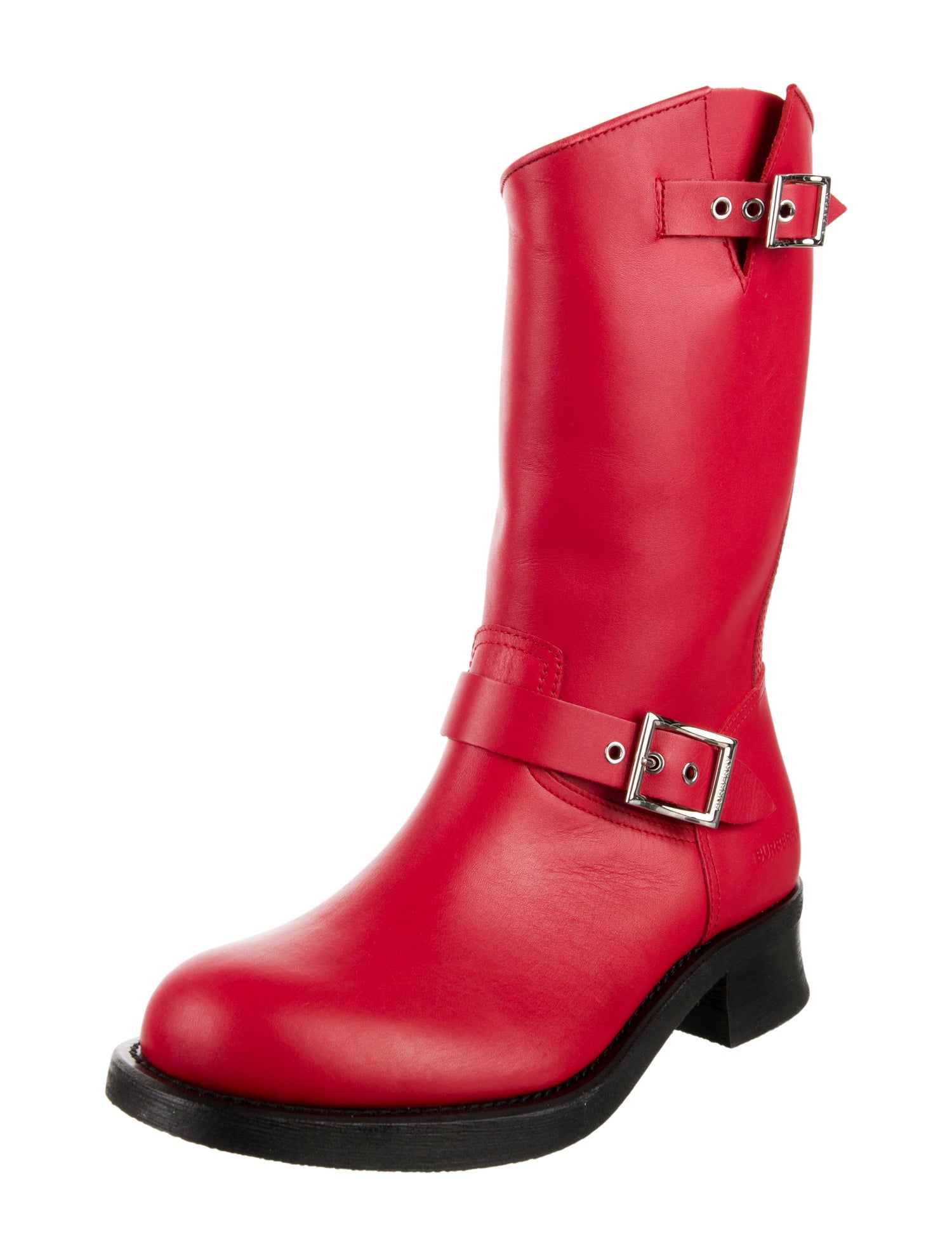 Burberry Leather Western Boots