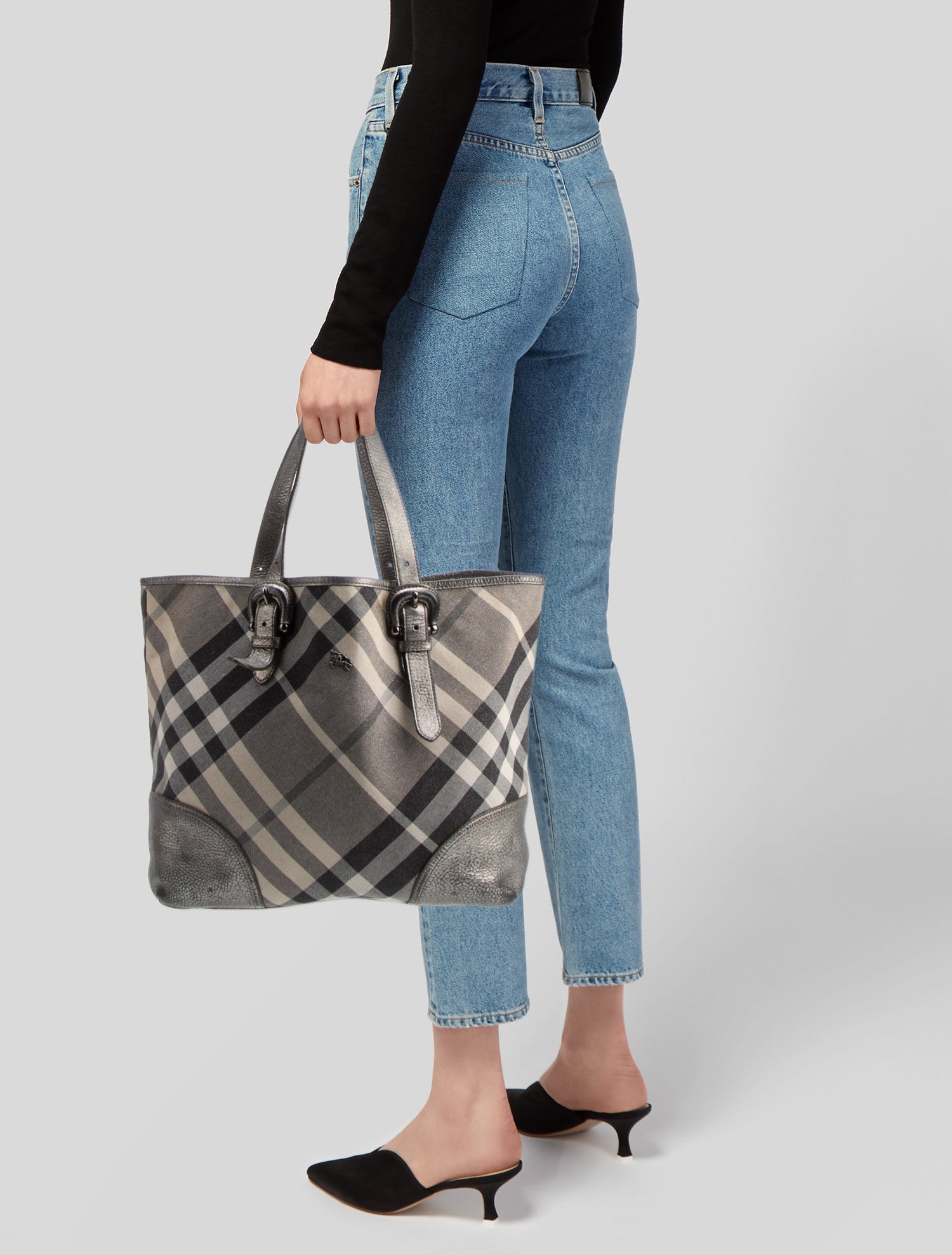 Burberry Super Nova Check Tote