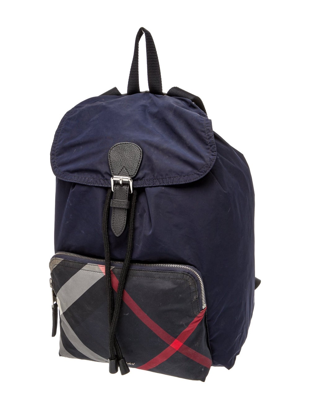 Burberry Backpack Blue Nylon Exploded Check Patte… - image 2