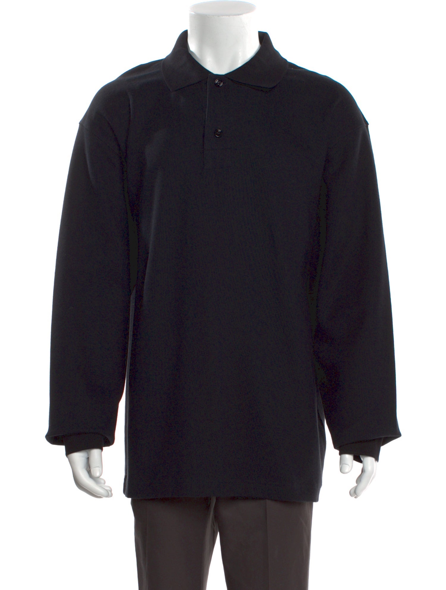 Burberry Crew Neck Long Sleeve Polo Shirt w/ Tags