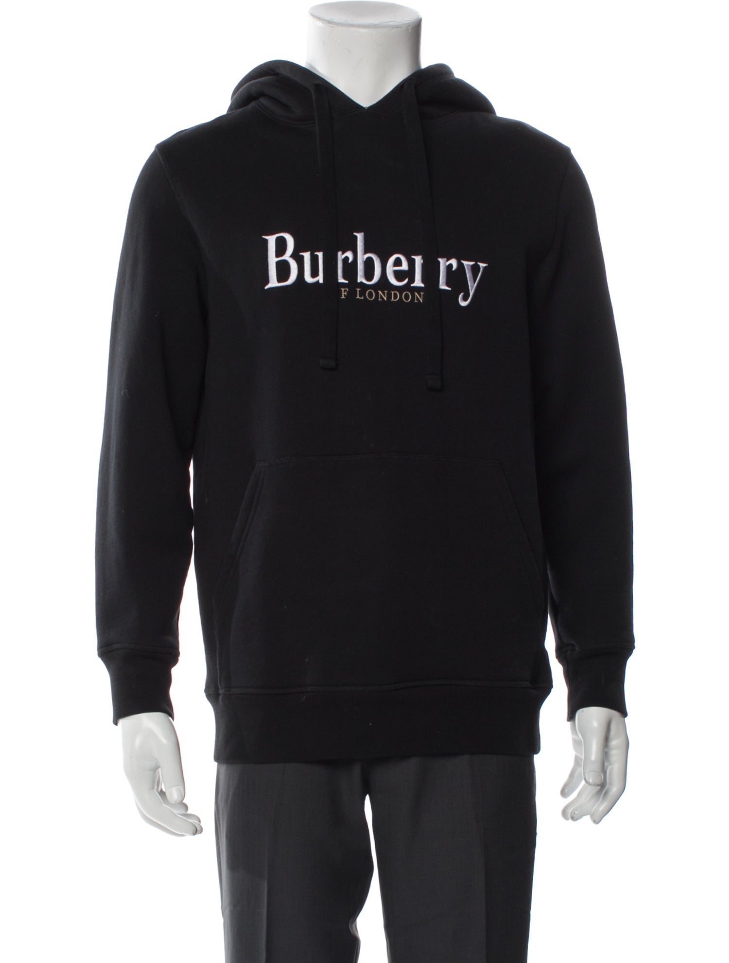 Burberry Nova Check Pattern Crew Neck Hoodie