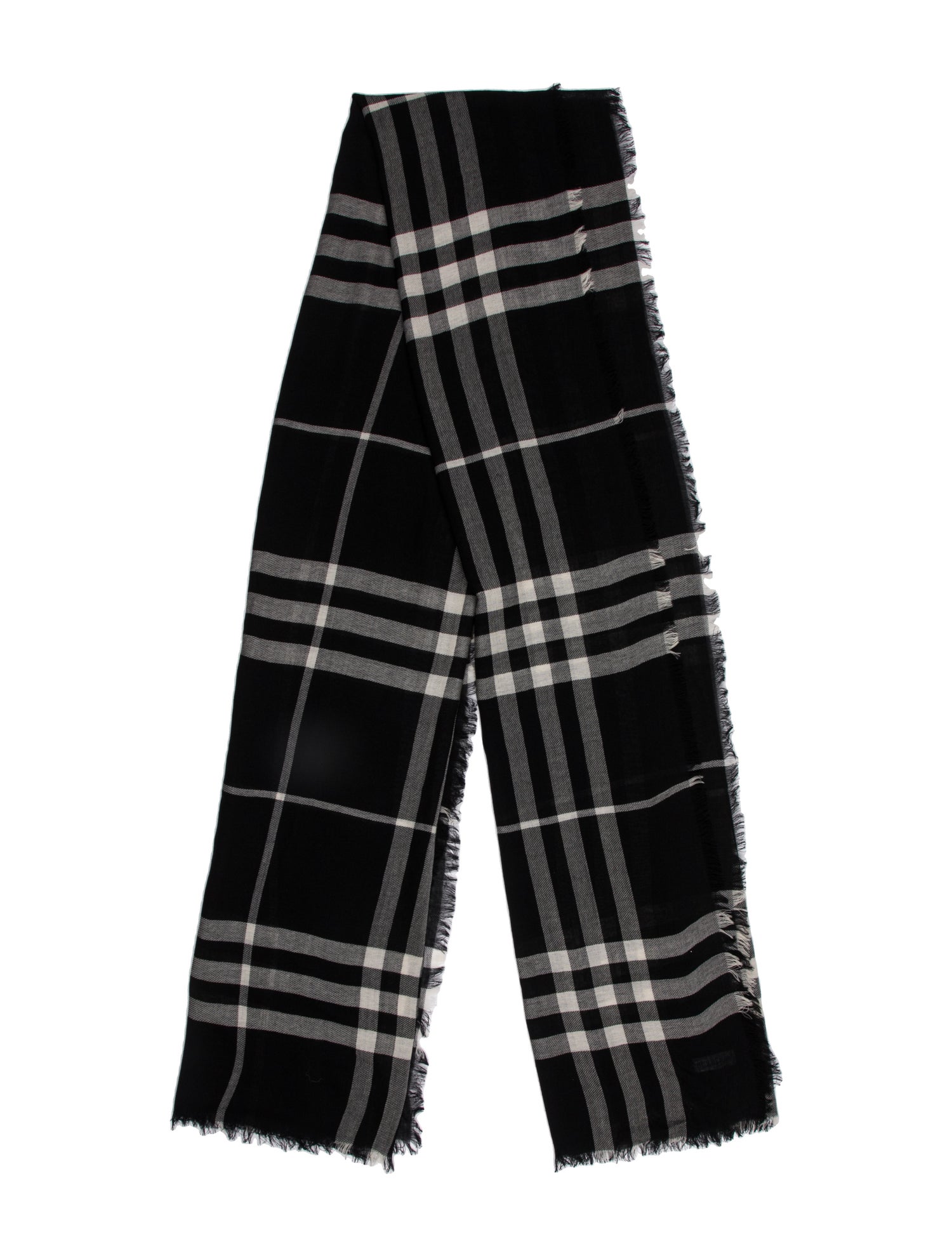 Burberry Wool Striped Scarf w/ Tags