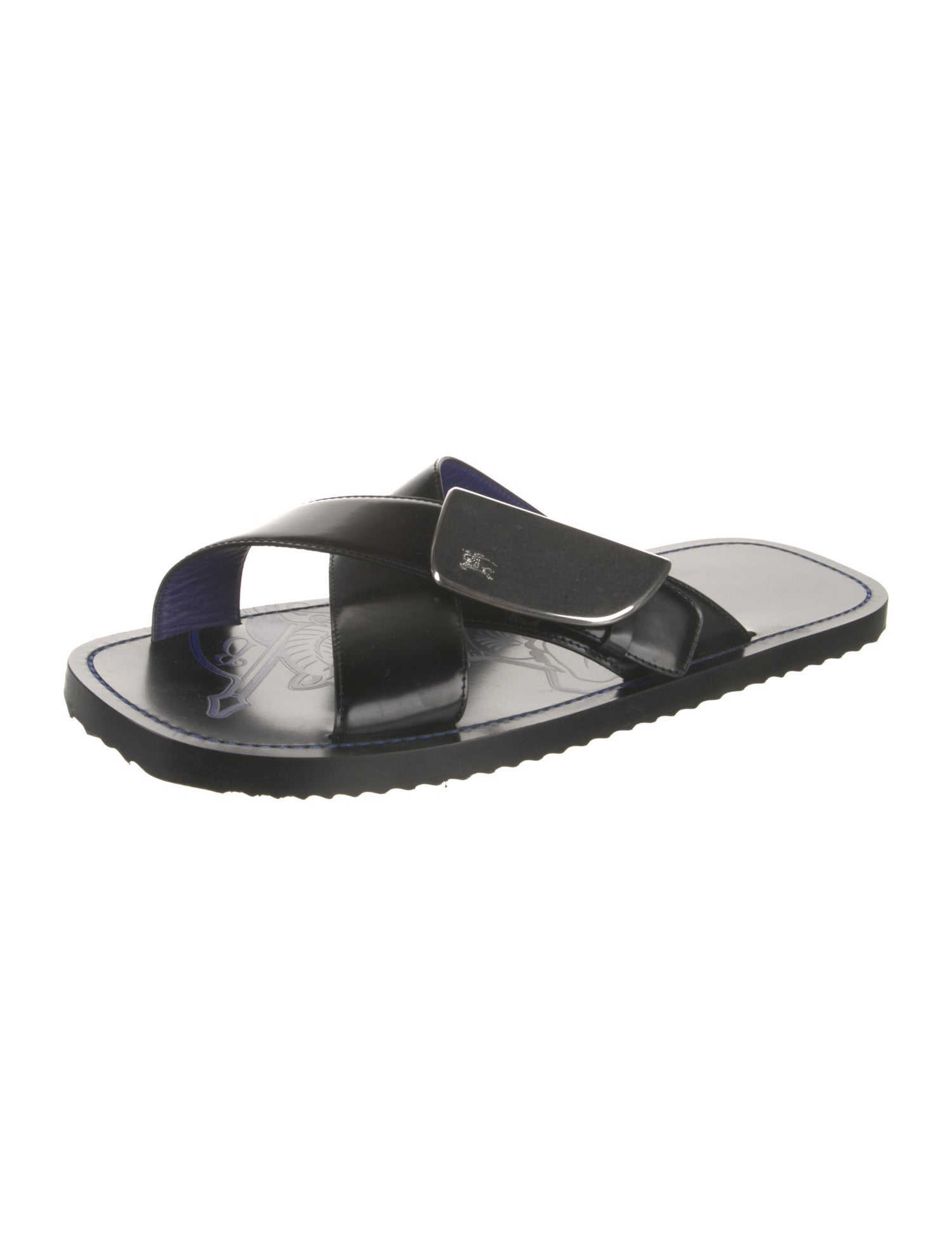 Burberry Leather Slides