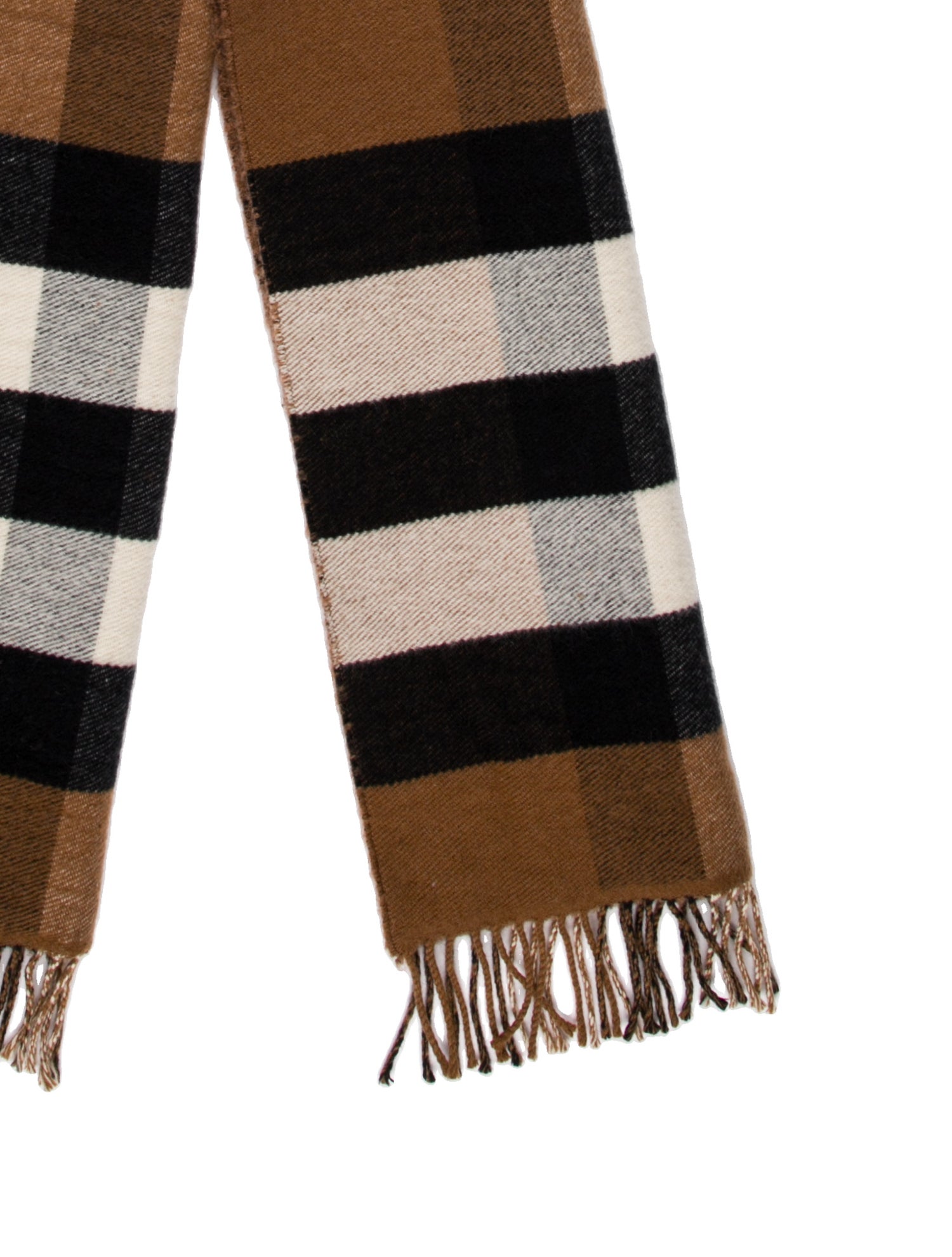 Burberry Cashmere House Check Pattern Scarf