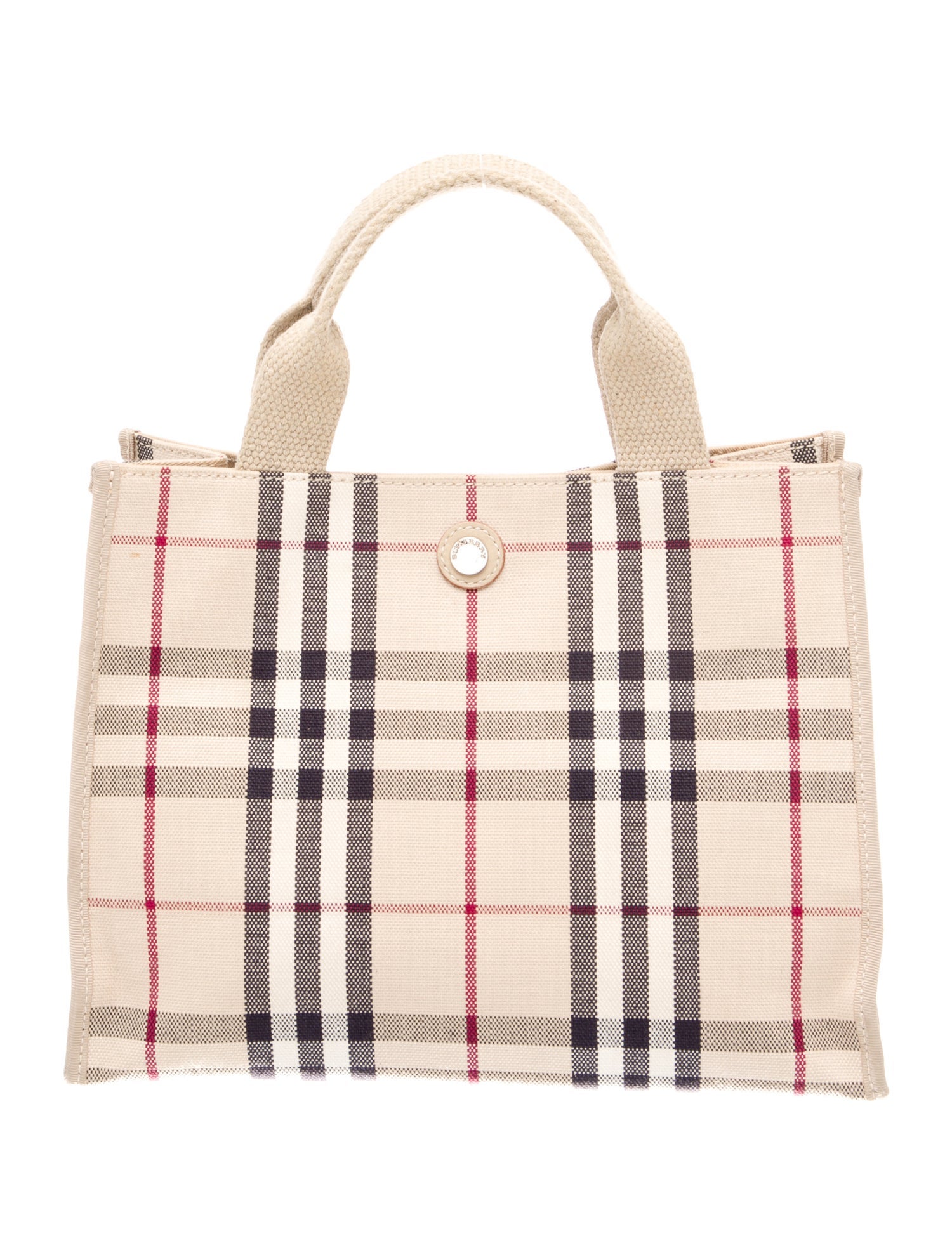 Burberry Nova Check Top Handle Bag
