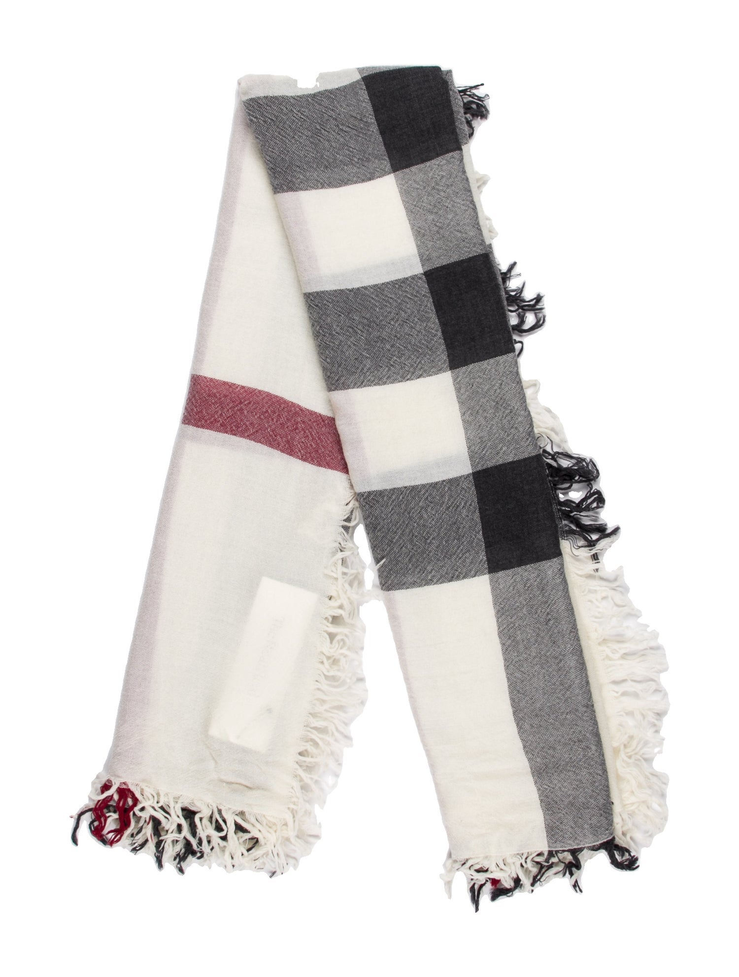 Burberry Merino Wool Printed Scarf w/ Tags