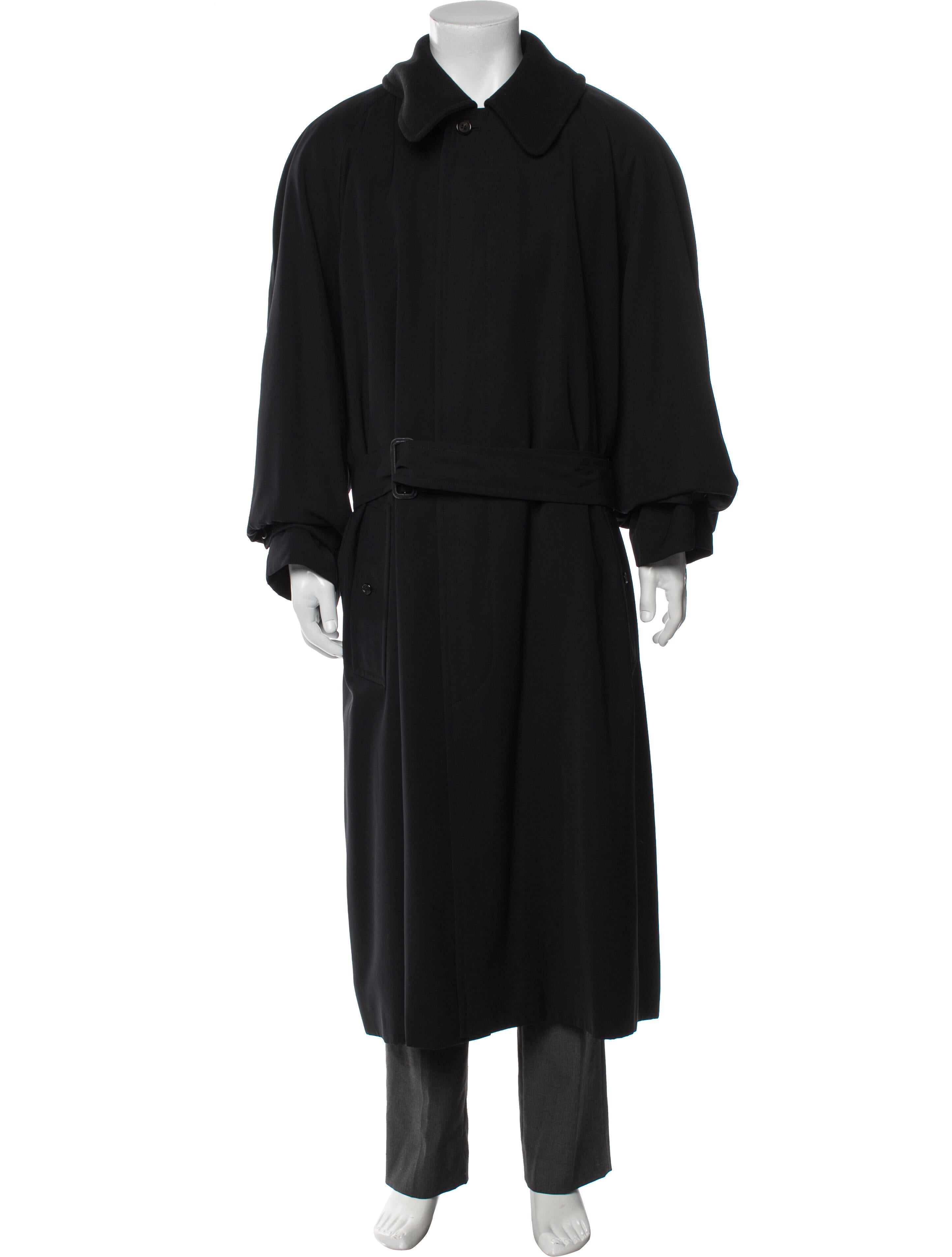 Burberry Nova Check Pattern Wool Trench Coat w/ Tags