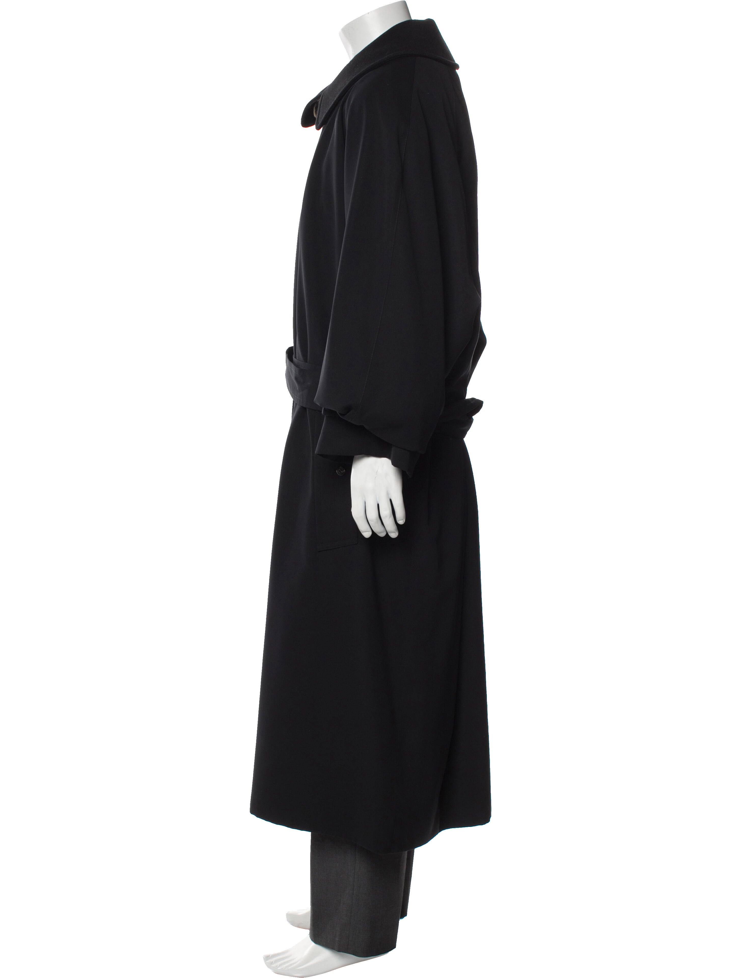 Burberry Nova Check Pattern Wool Trench Coat w/ Tags