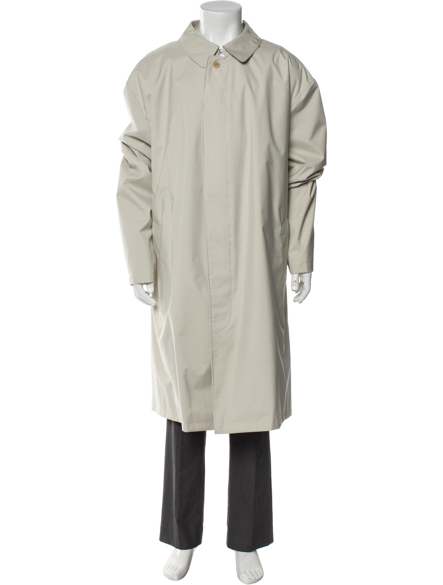 Burberry Nova Check Pattern Trench Coat