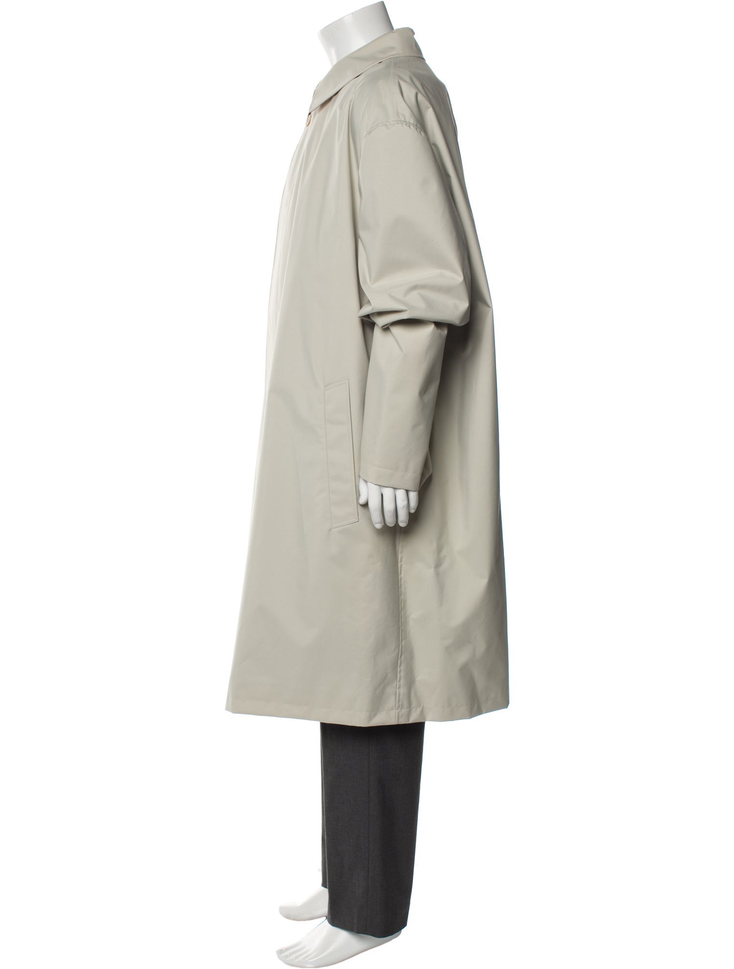 Burberry Nova Check Pattern Trench Coat