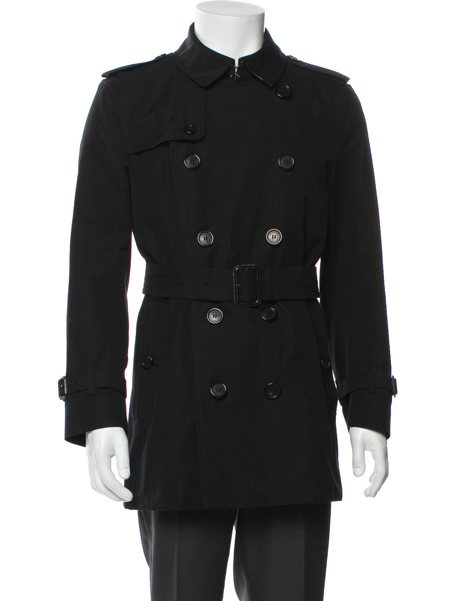 Burberry Kensington Short Coat Peacoat