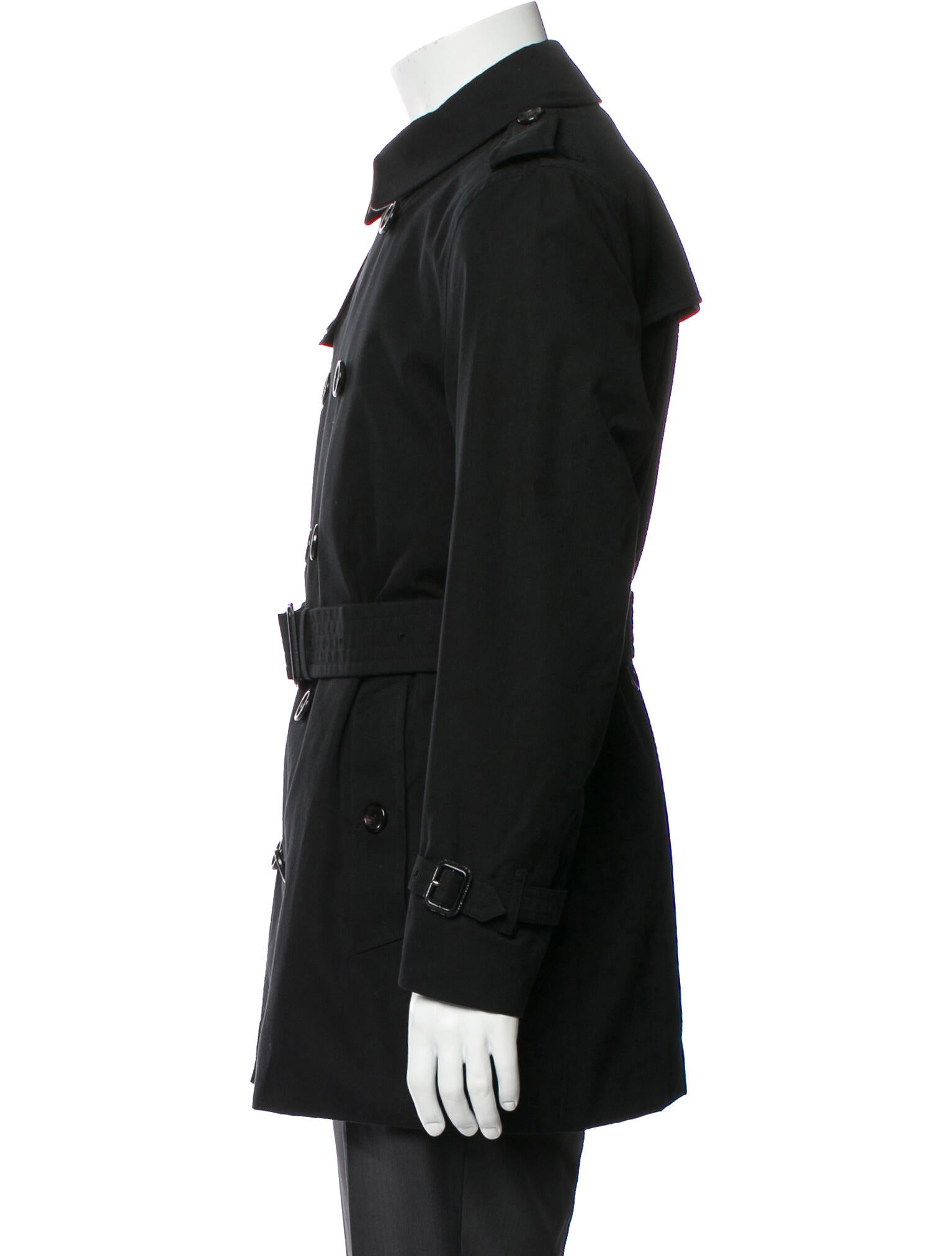 Burberry Kensington Short Coat Peacoat