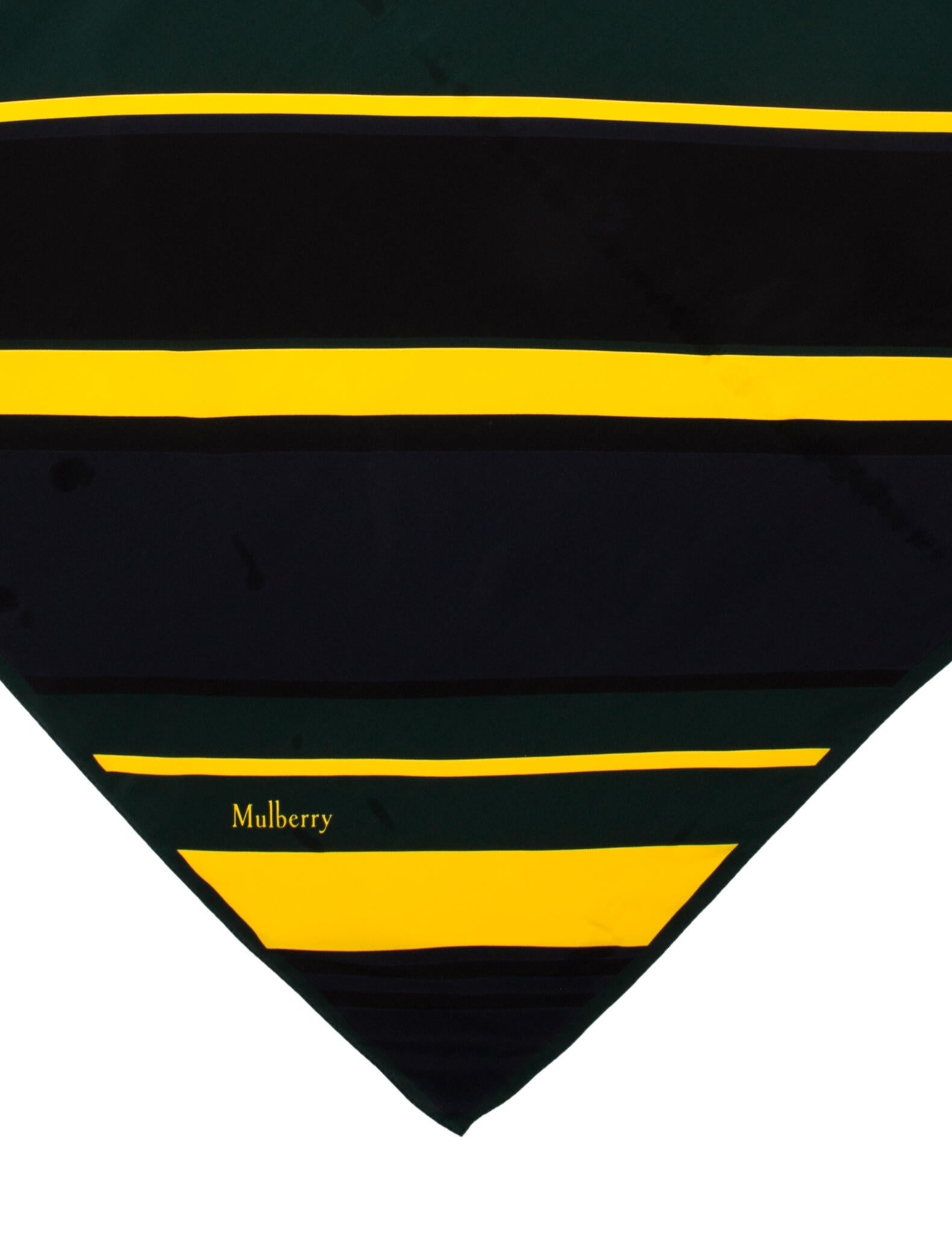 Mulberry Silk Striped Scarf w/ Tags