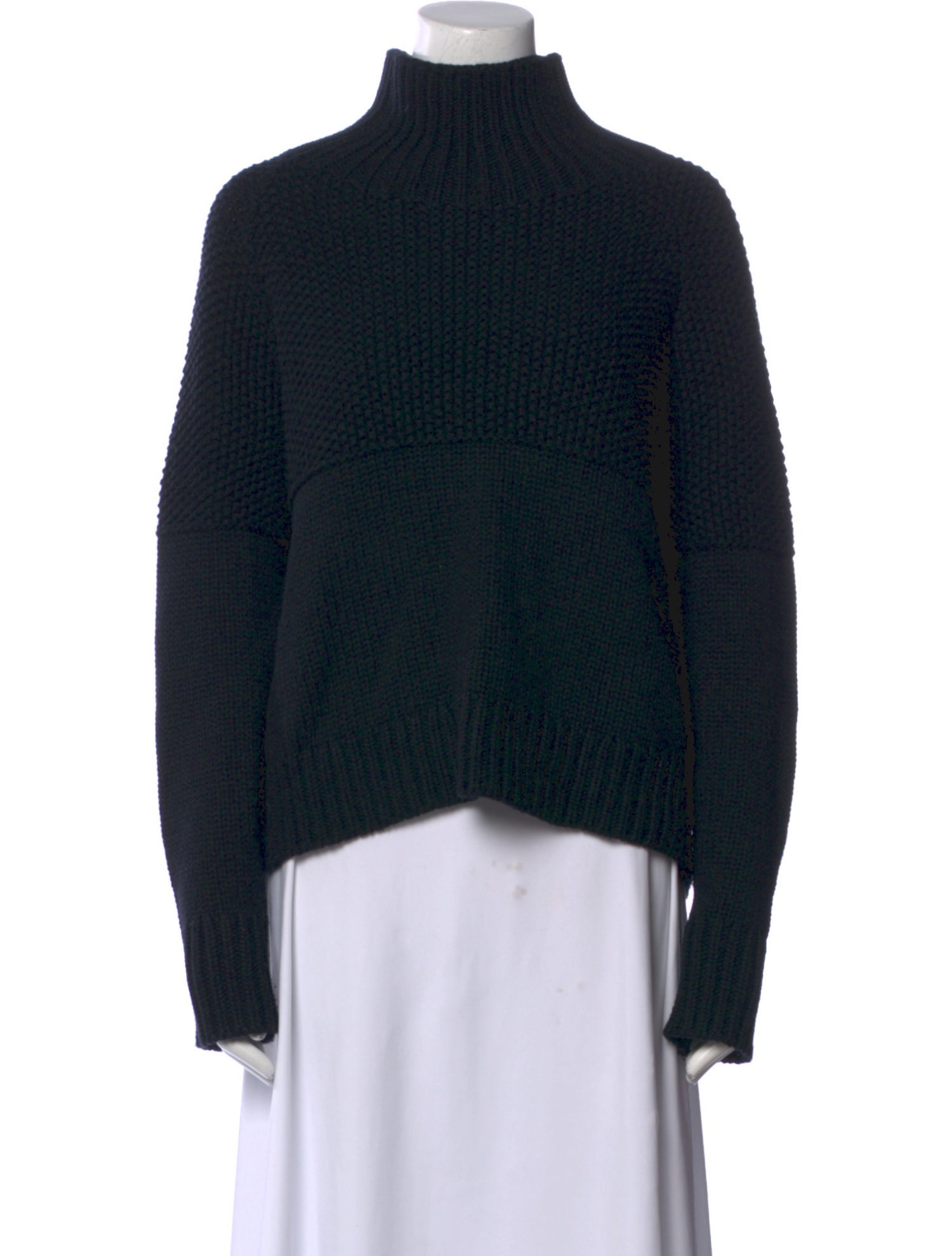 Burberry Cashmere Mock Neck Sweater