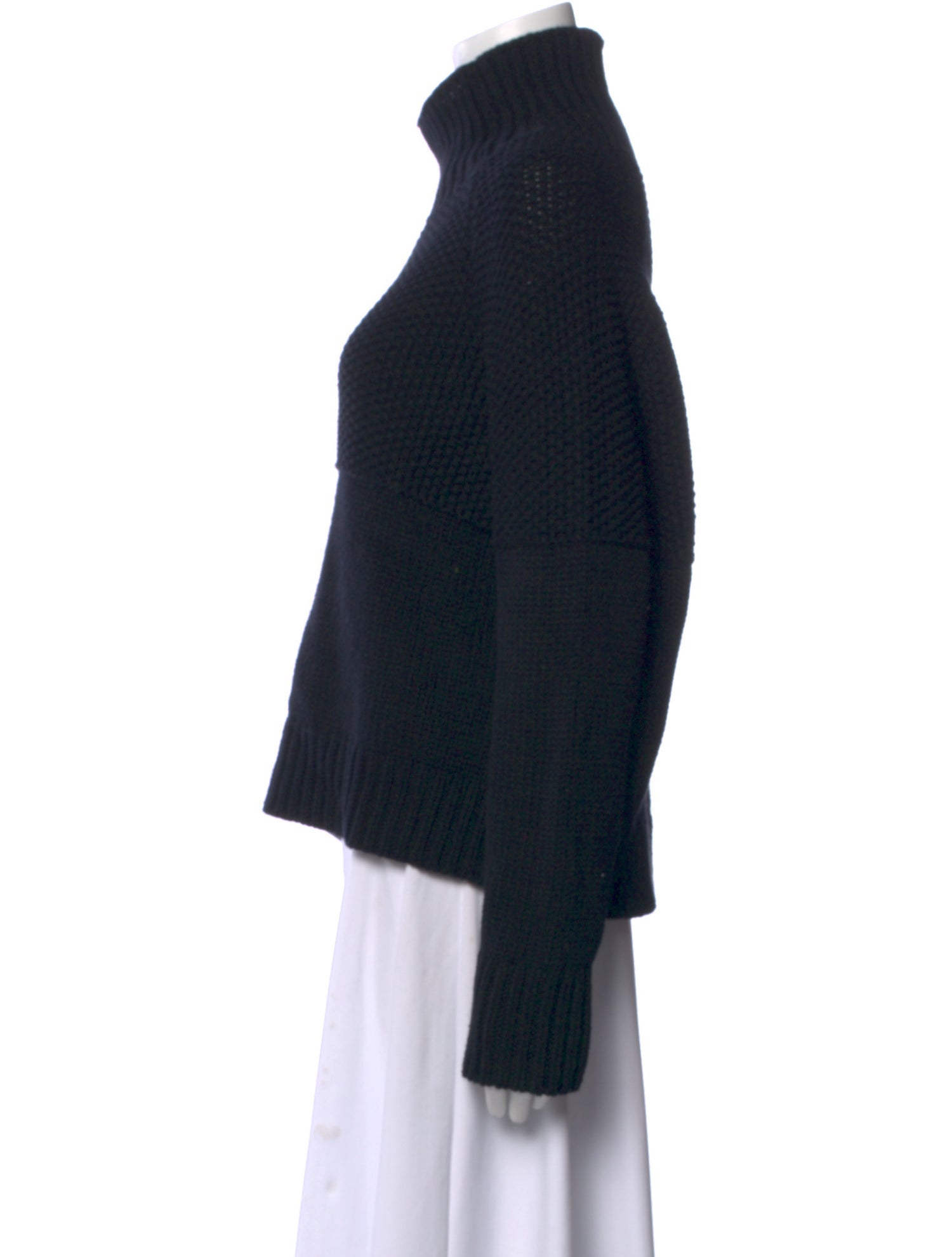 Burberry Cashmere Mock Neck Sweater