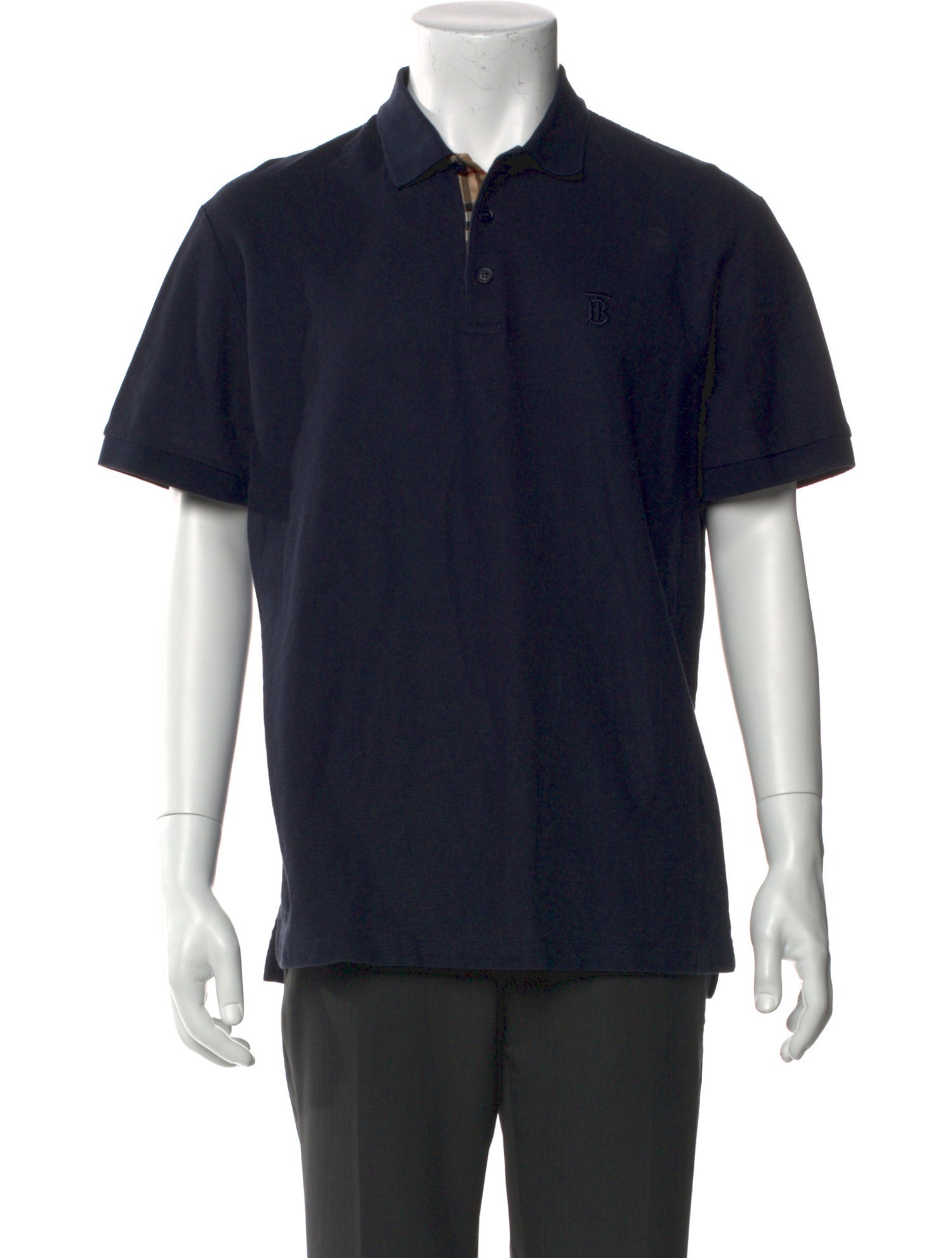 Burberry Crew Neck Short Sleeve Polo Shirt