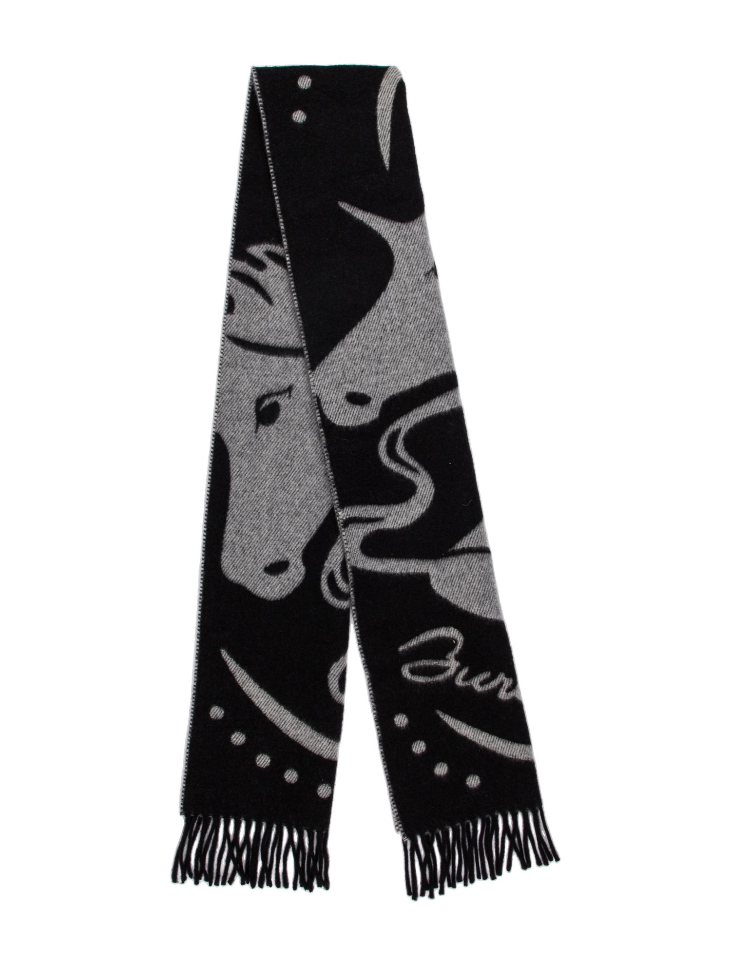 Burberry Cashmere Printed Scarf