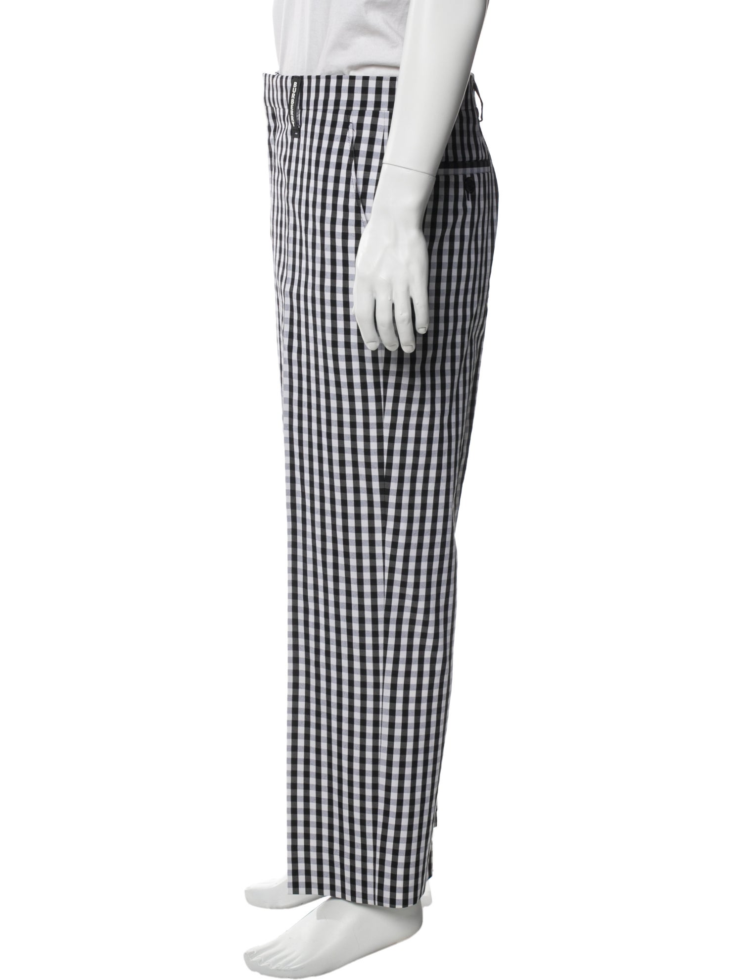 Burberry Abstract Check Pants w/ Tags