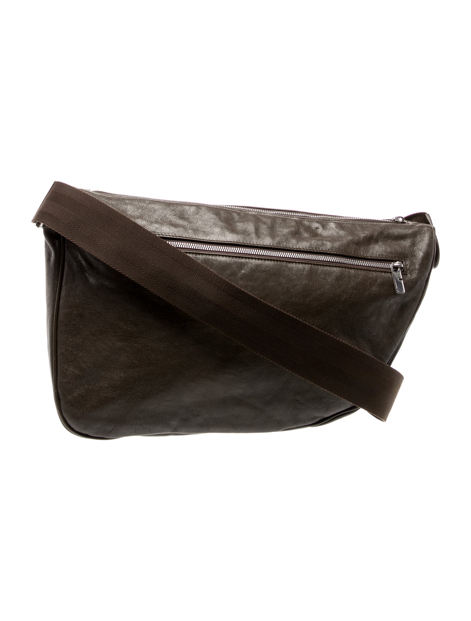 Burberry Leather Messenger Bag