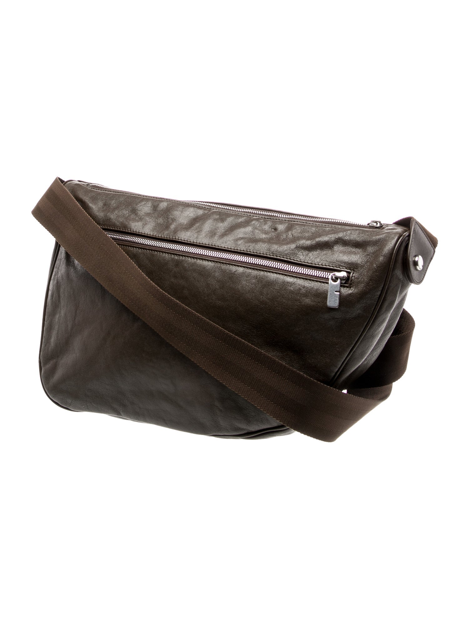 Burberry Leather Messenger Bag