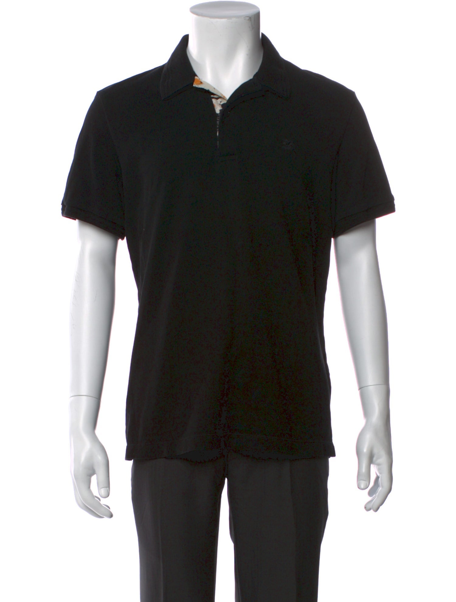 Burberry Crew Neck Short Sleeve Polo Shirt