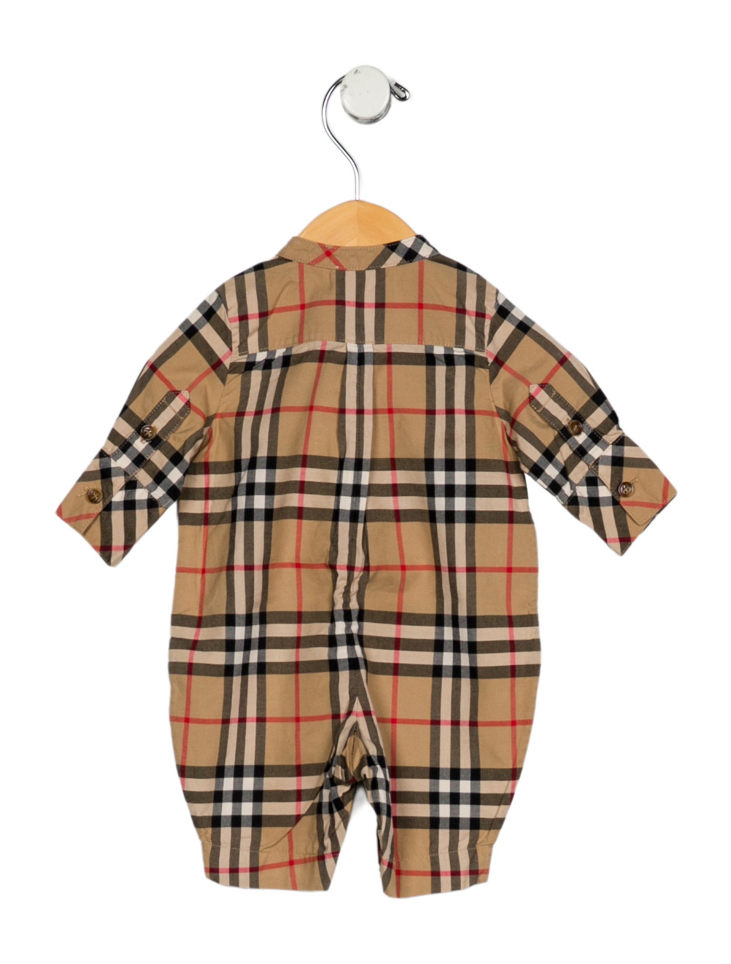 Burberry Infant Girls' Check Onesie