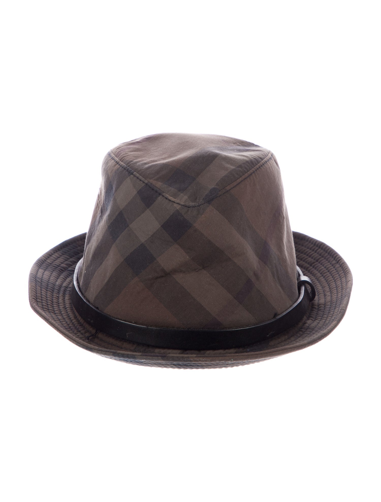 Burberry Nova Check Fedora Hat