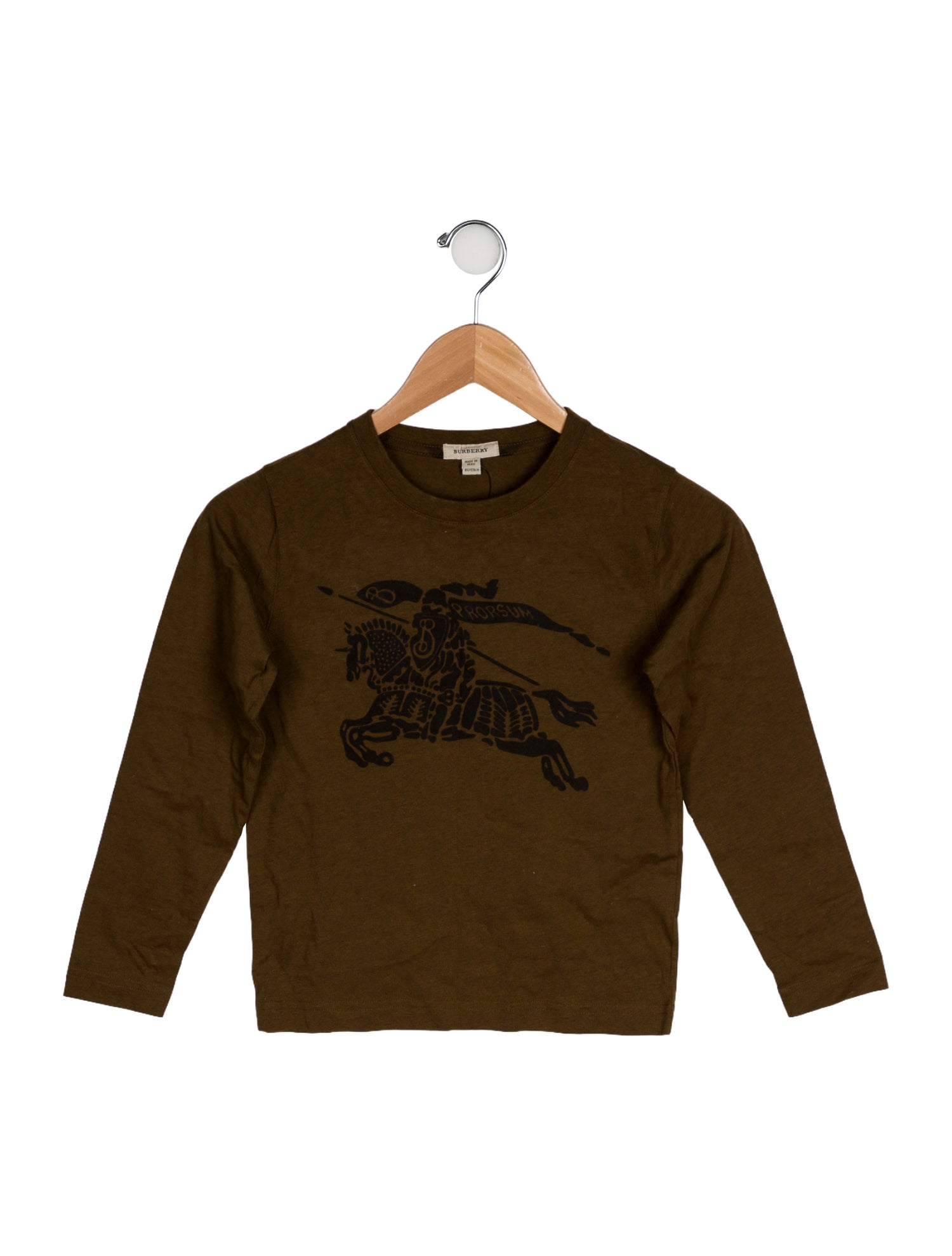 Burberry Cotton Long Sleeve T Shirt