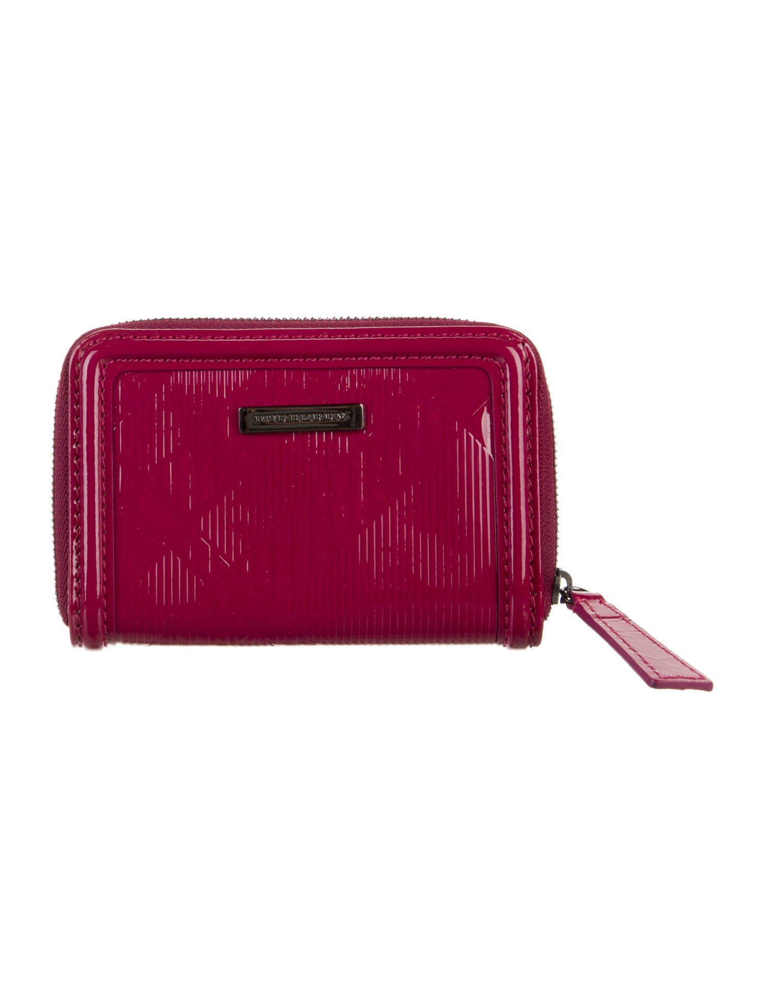 Burberry Patent Leather Compact Wallet