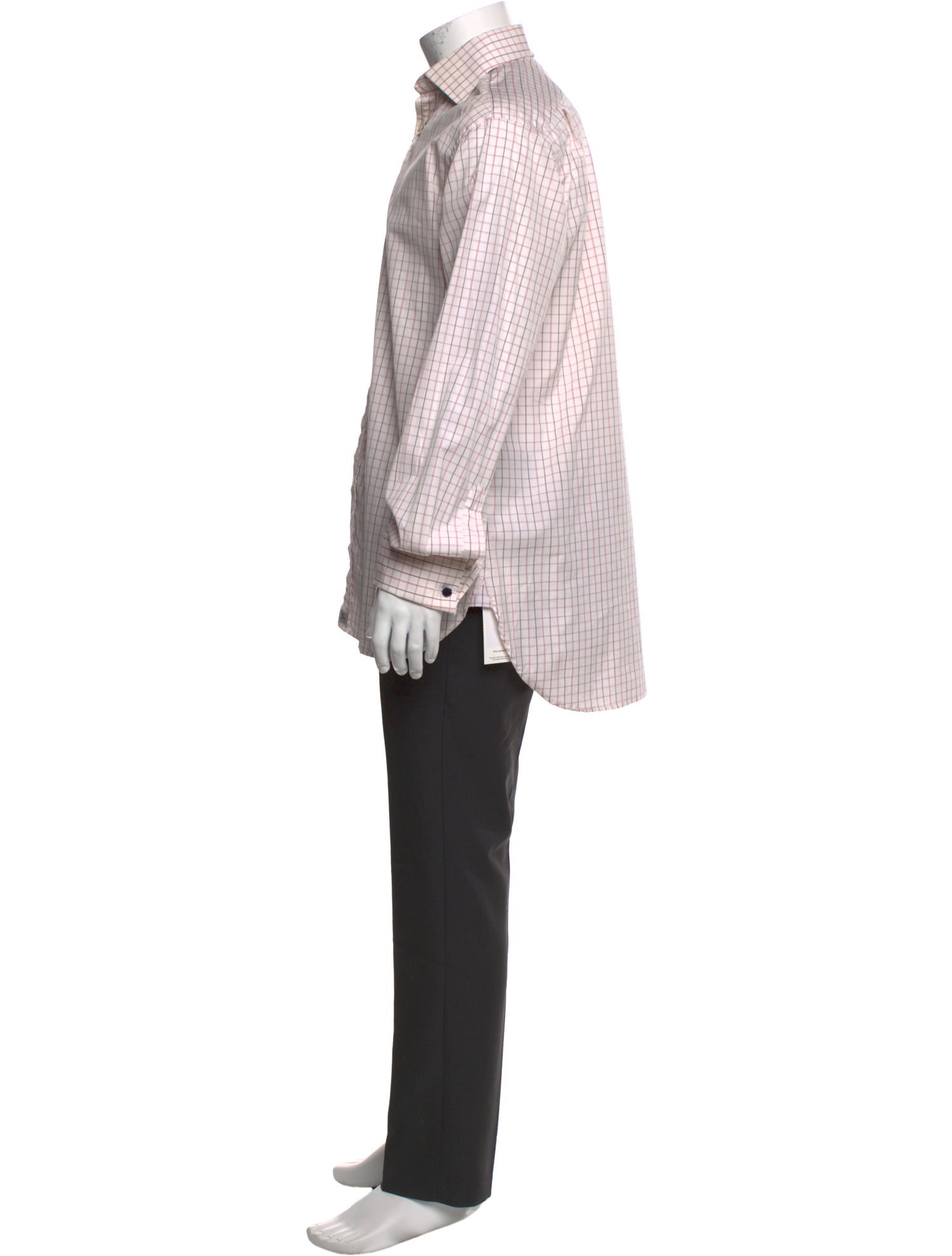 Burberry Plaid Print Long Sleeve Dress Shirt w/ Tags