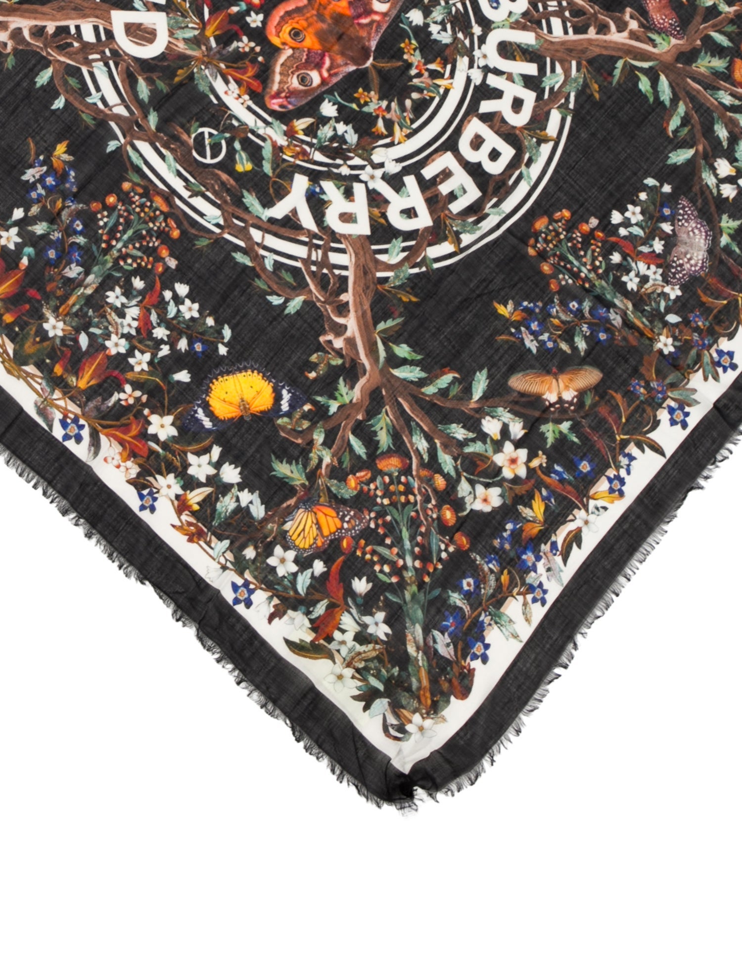 Burberry Silk Printed Scarf w/ Tags