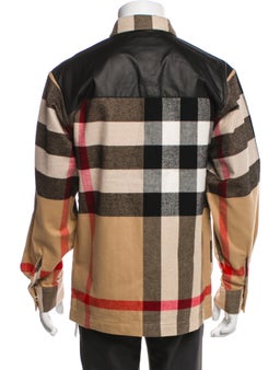 Exploded Check Pattern Wool Jacket