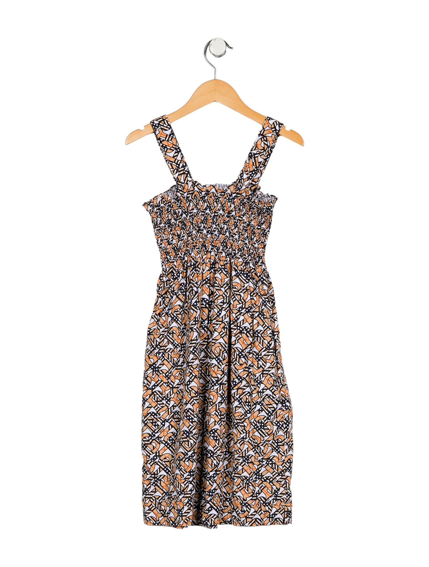 Burberry Girls' TB Monogram Sleeveless Dress