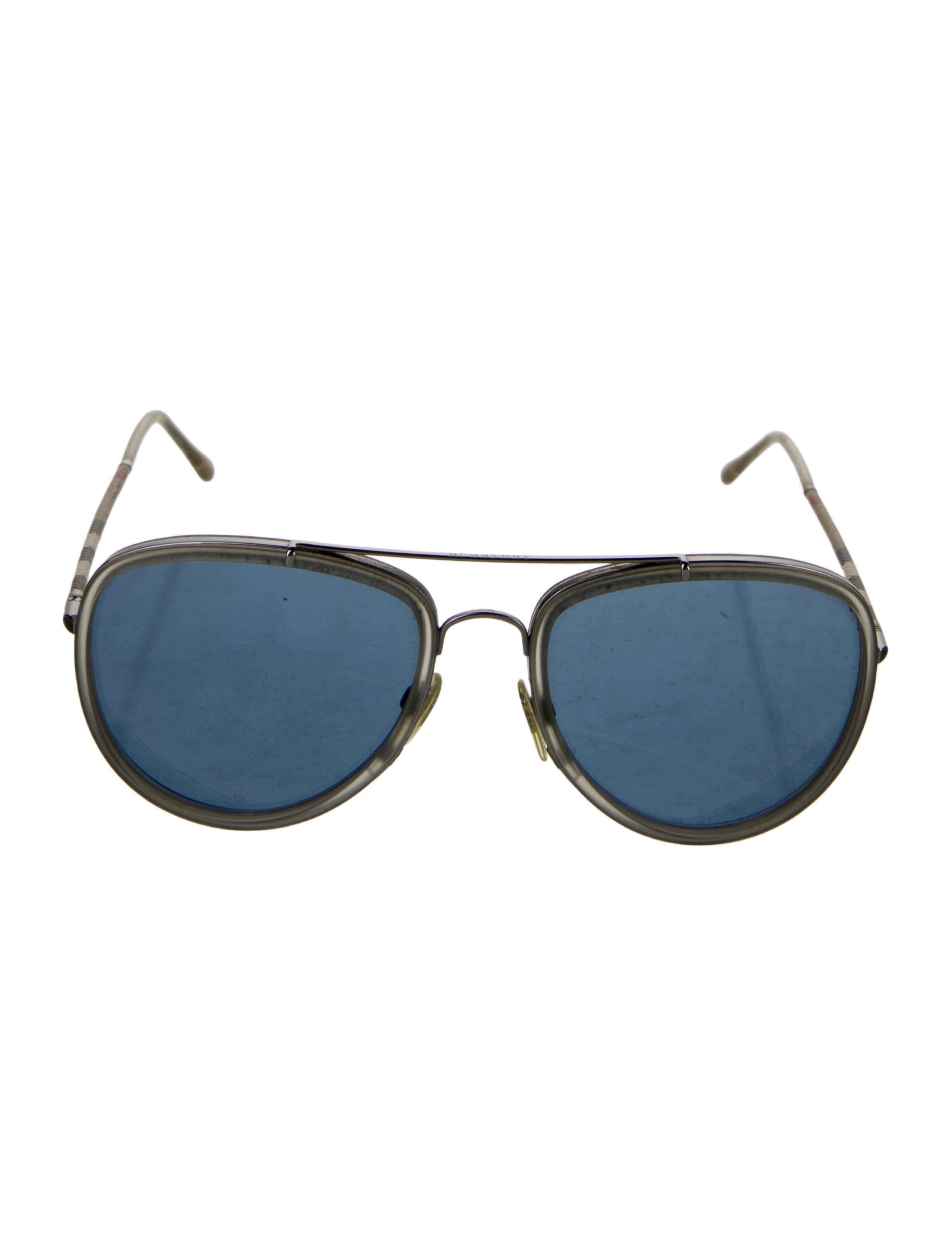 Burberry Aviator Mirrored Sunglasses