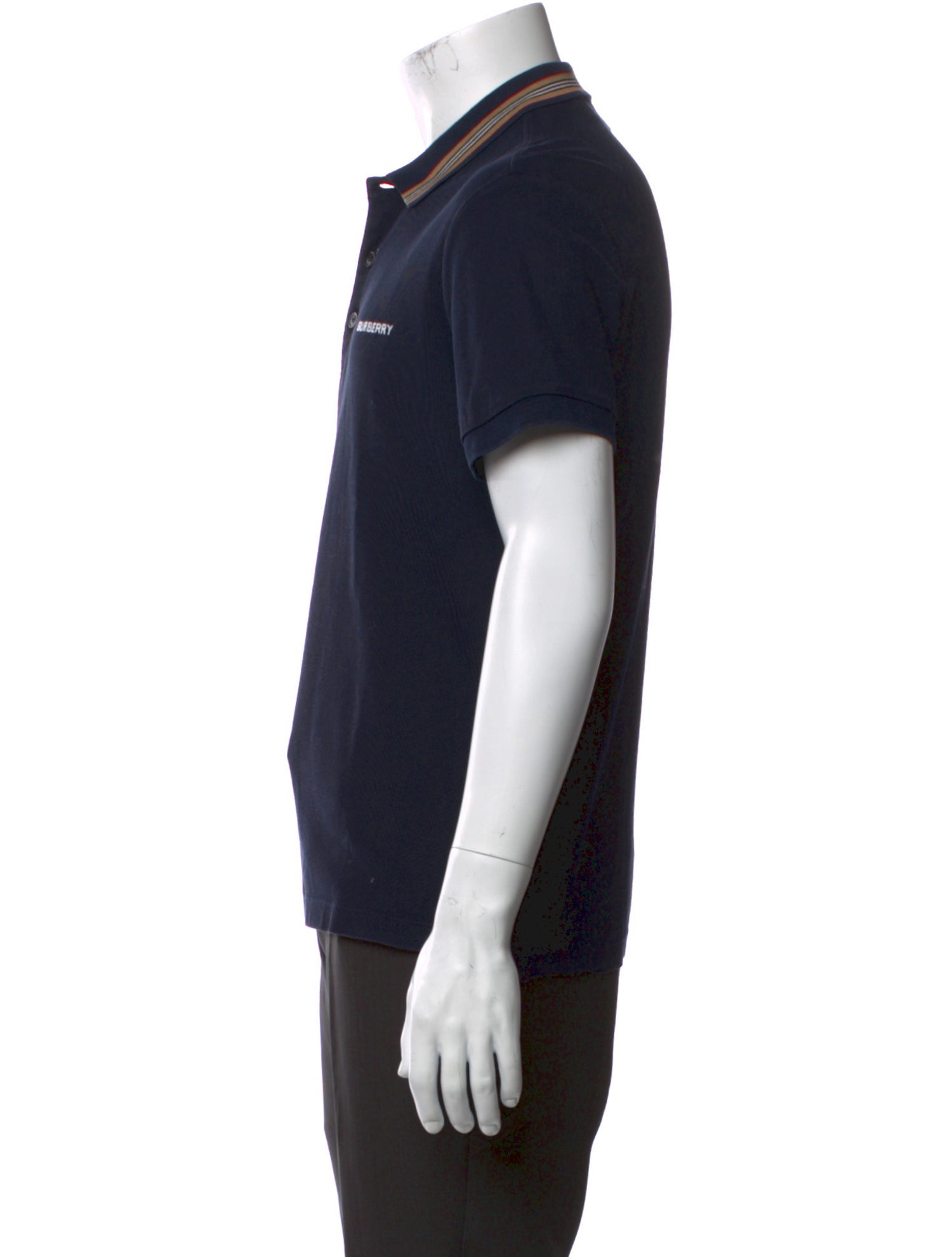 Burberry Exploded Check Pattern Collar Polo Shirt