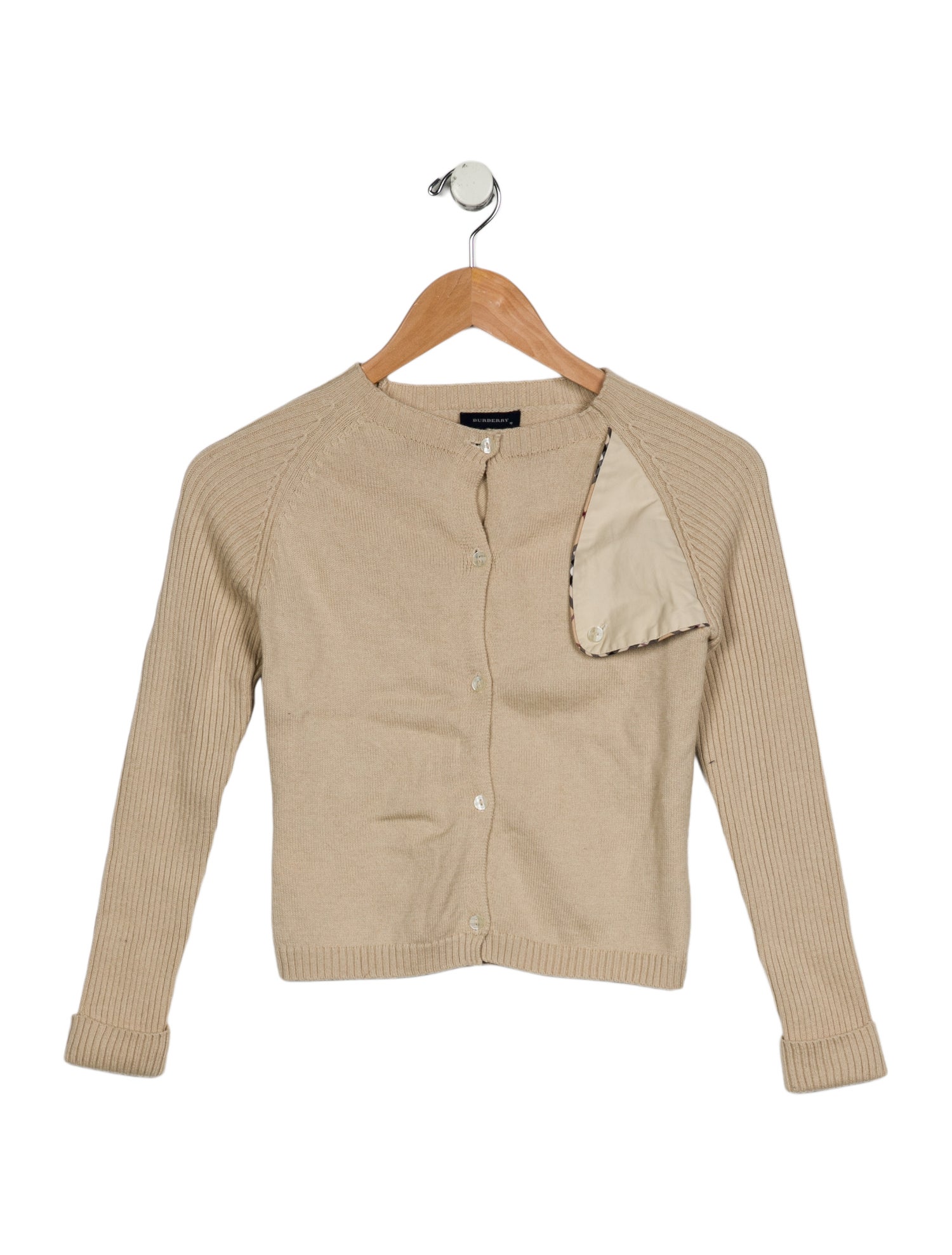 Burberry Girls' Wool Knit Cardigan