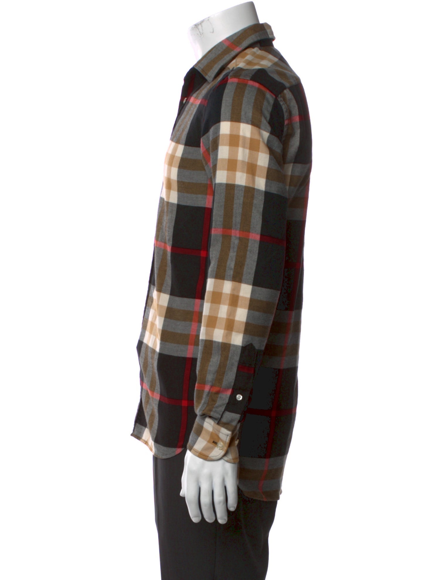 Burberry House Check Pattern Long Sleeve Shirt