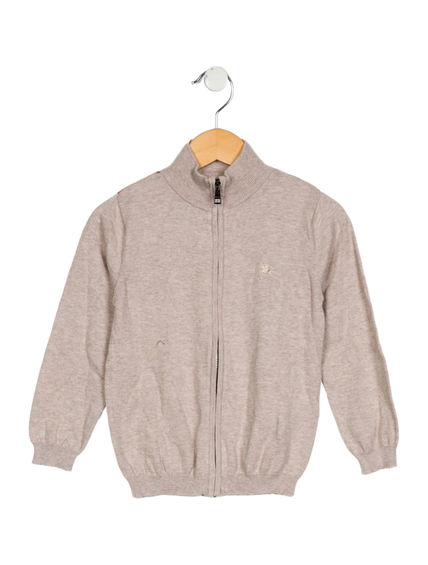 Burberry Boys' Knit Zip Up Sweater
