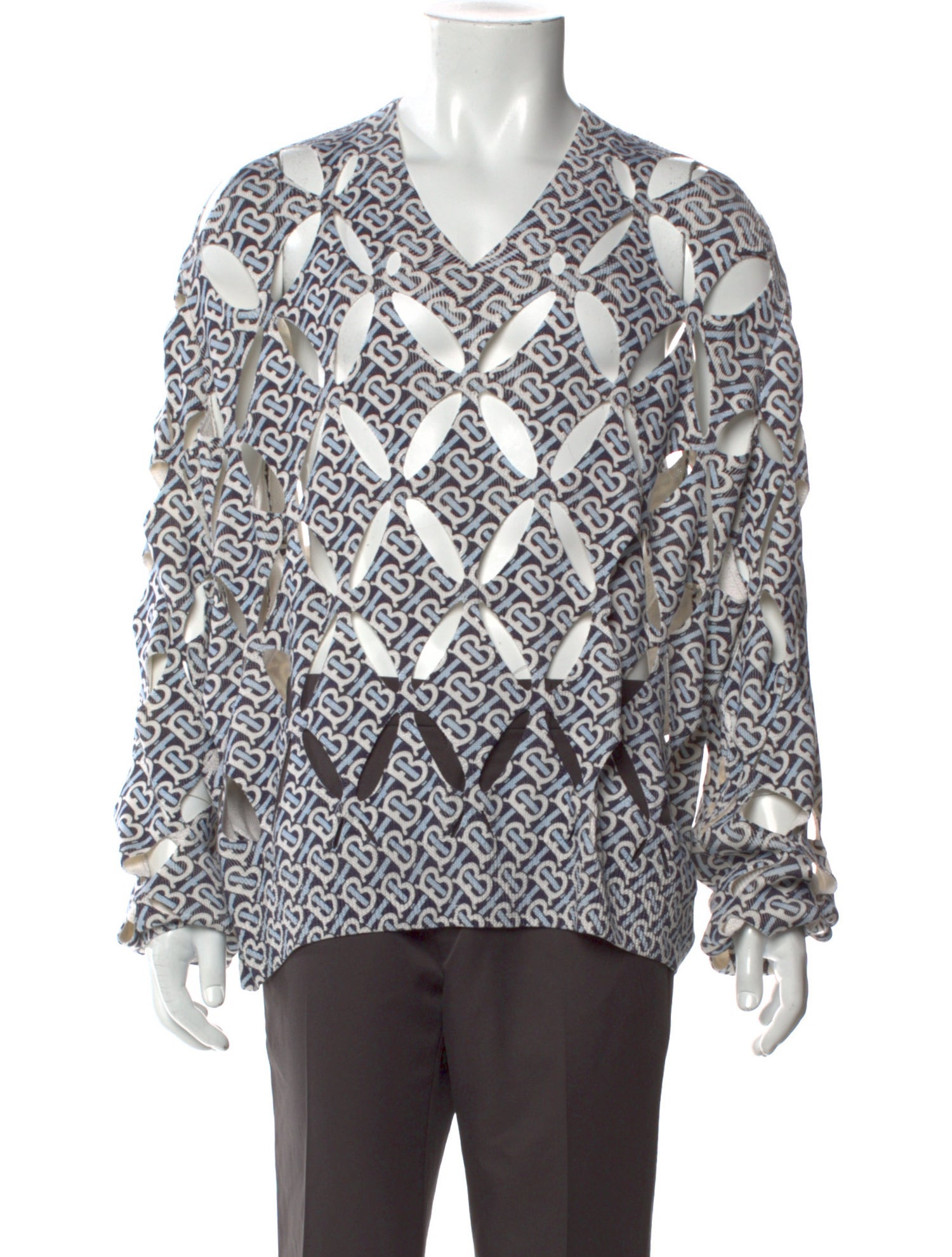 Burberry Silk Printed Pullover