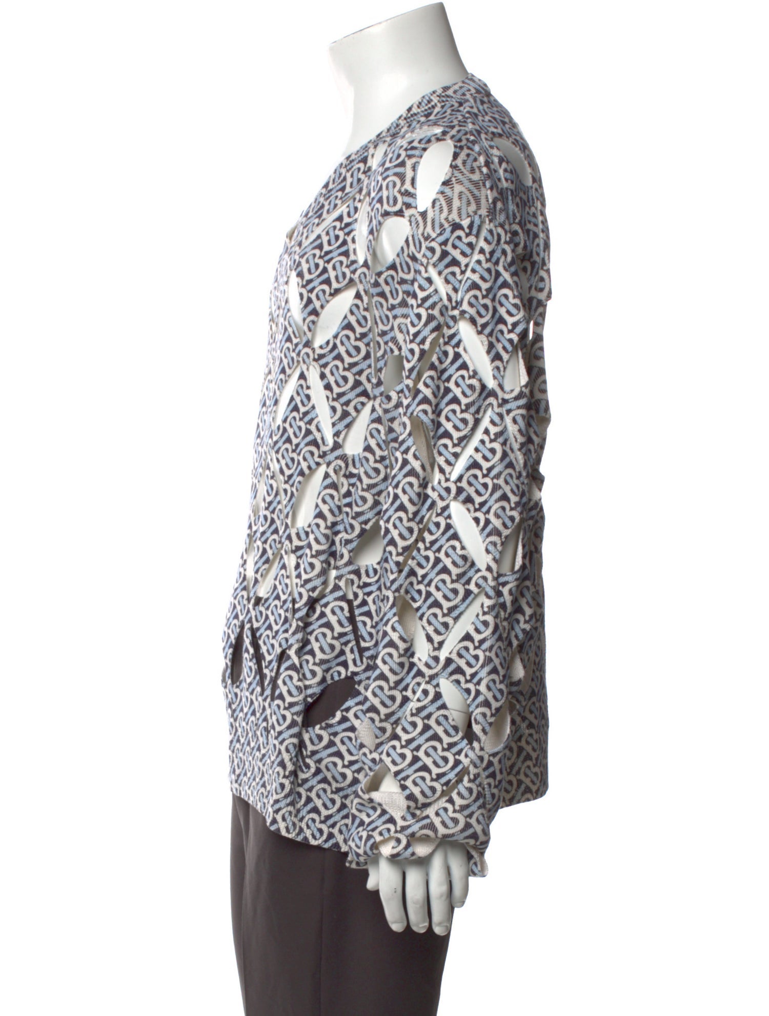 Burberry Silk Printed Pullover