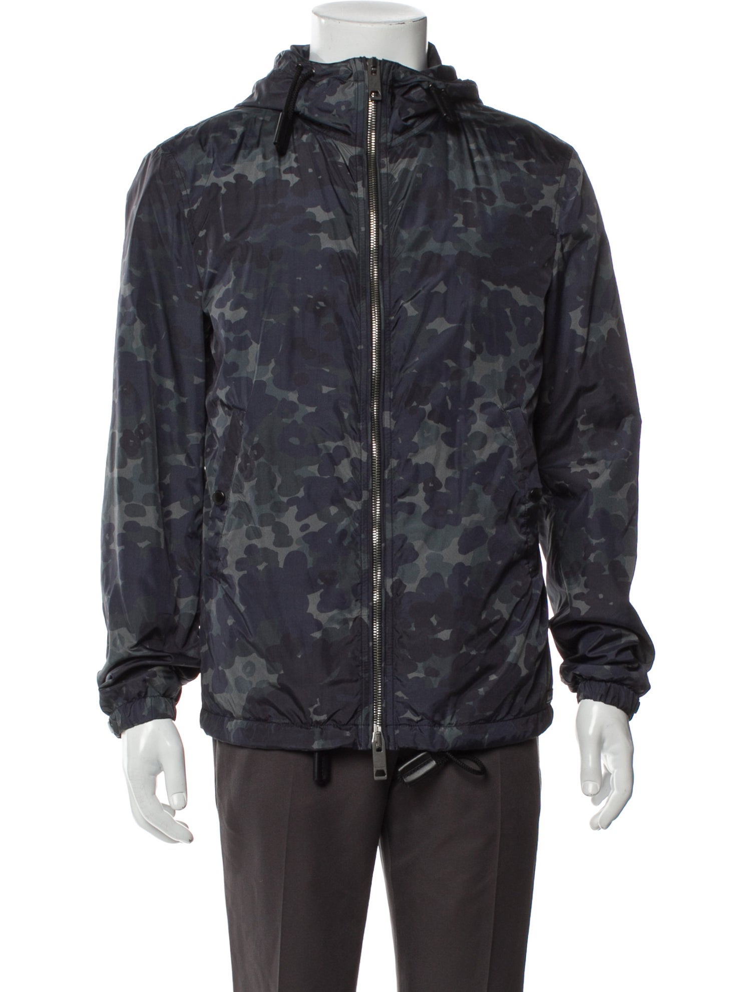 Burberry Brit Camouflage Print Windbreaker