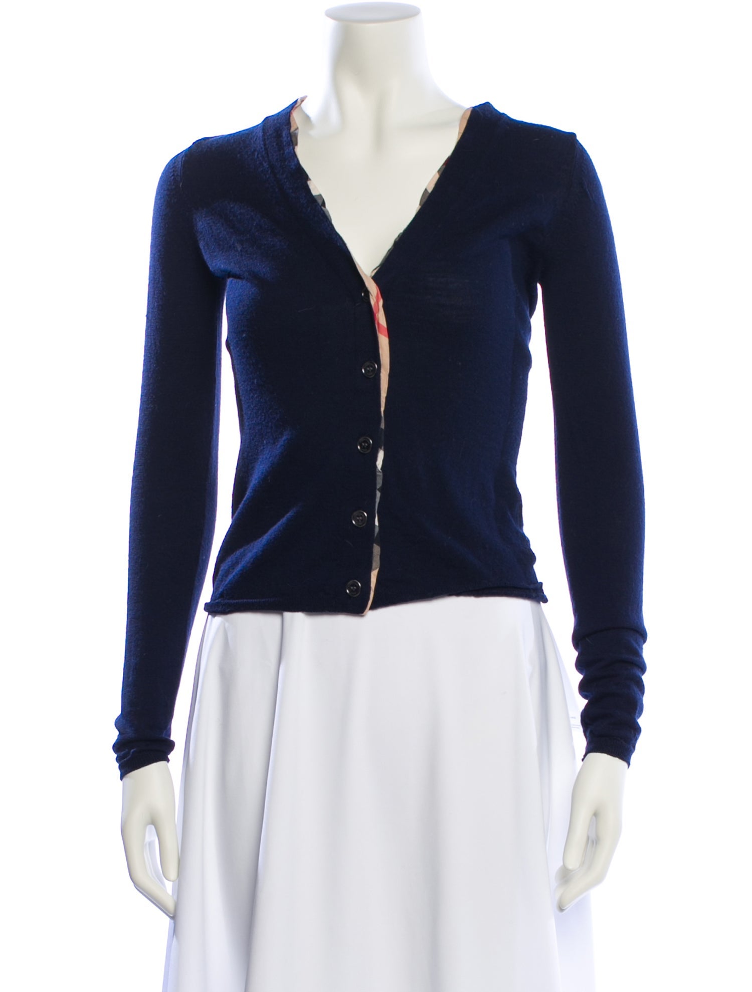 Burberry Merino Wool V-Neck Sweater