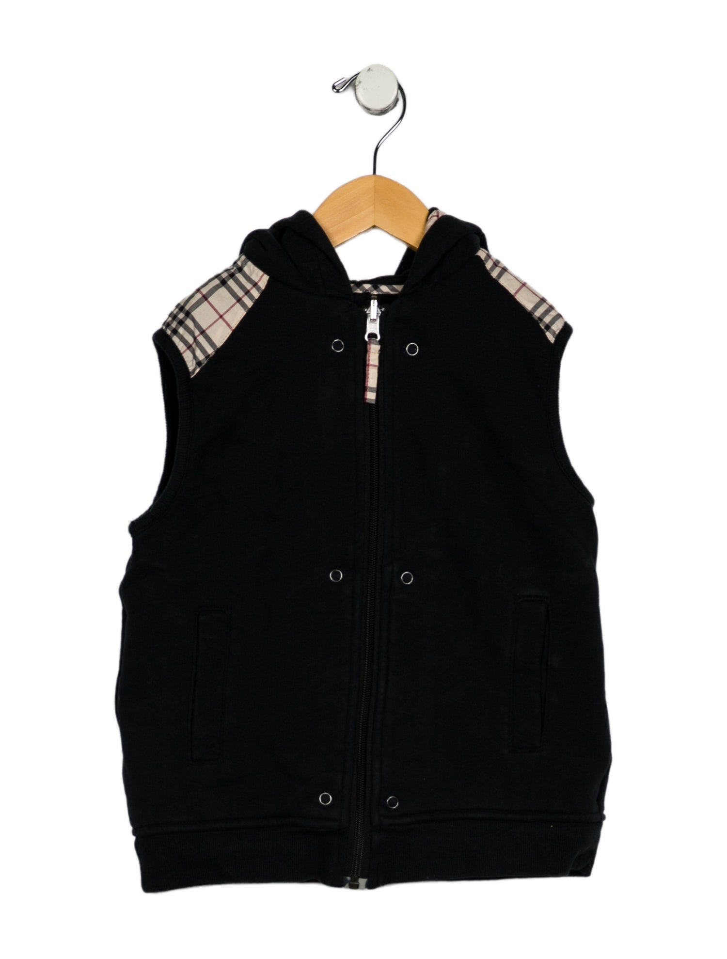 Burberry kid boys' blue multicolored jacket