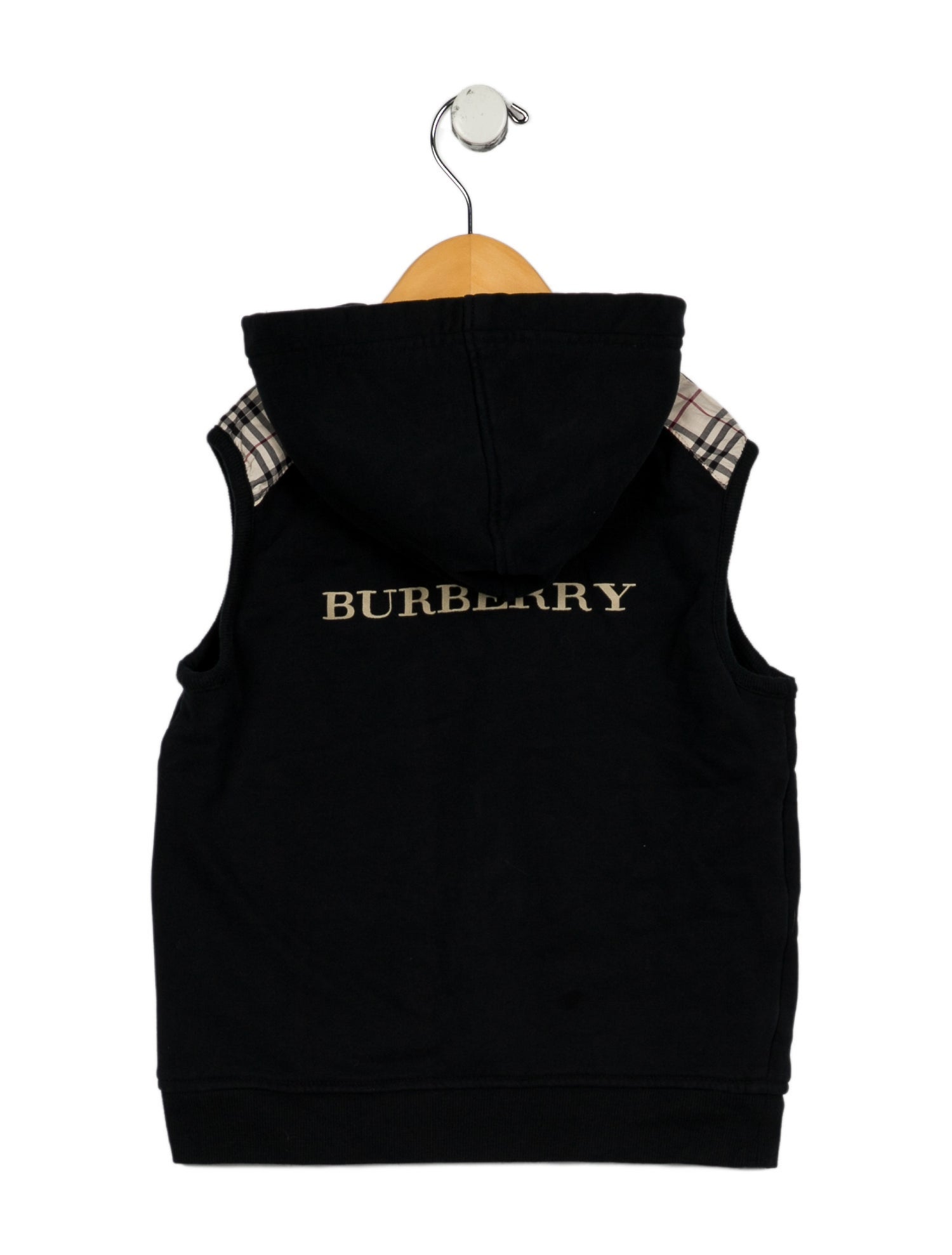 Burberry kid boys' blue multicolored jacket