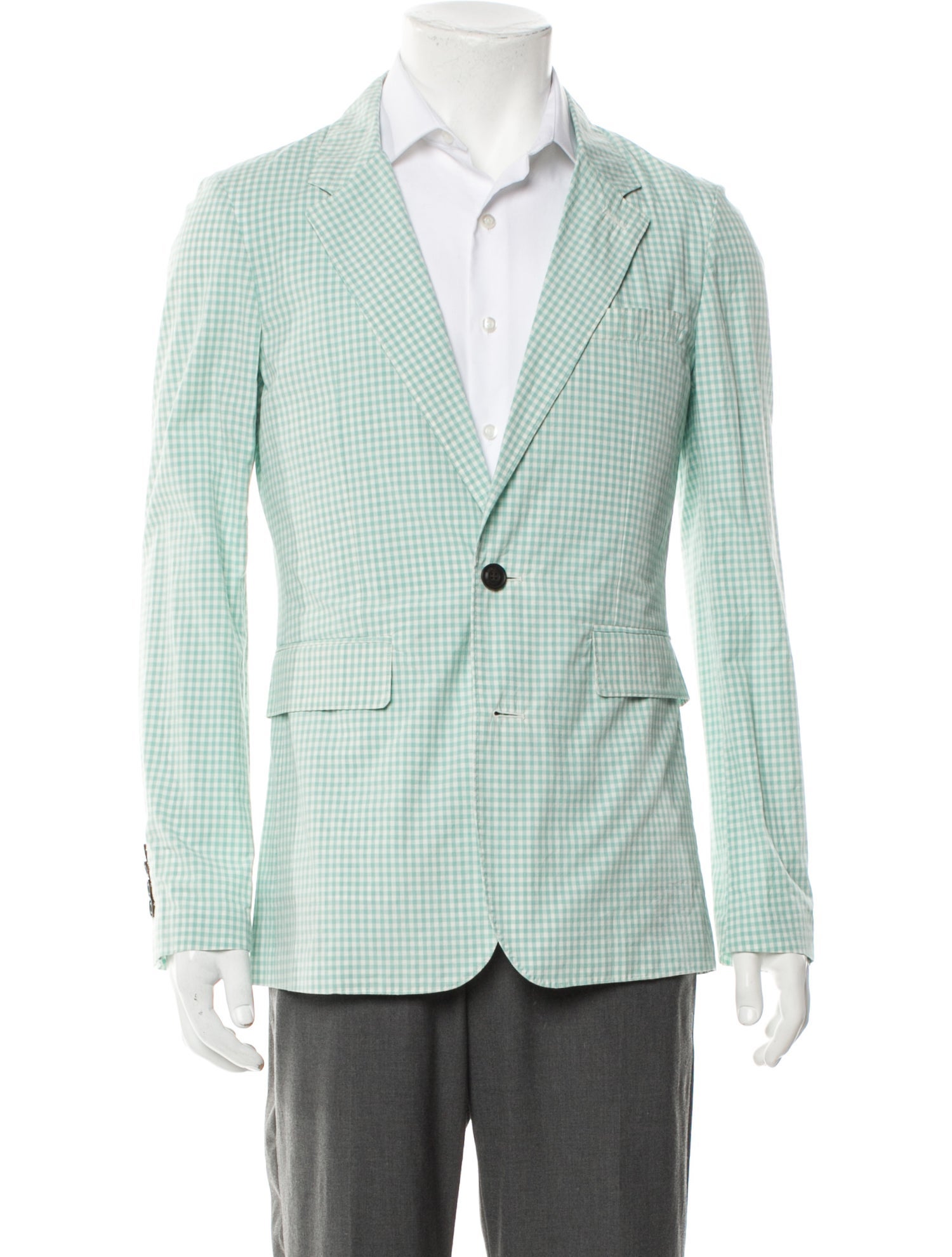 Burberry Plaid Print Blazer w/ Tags