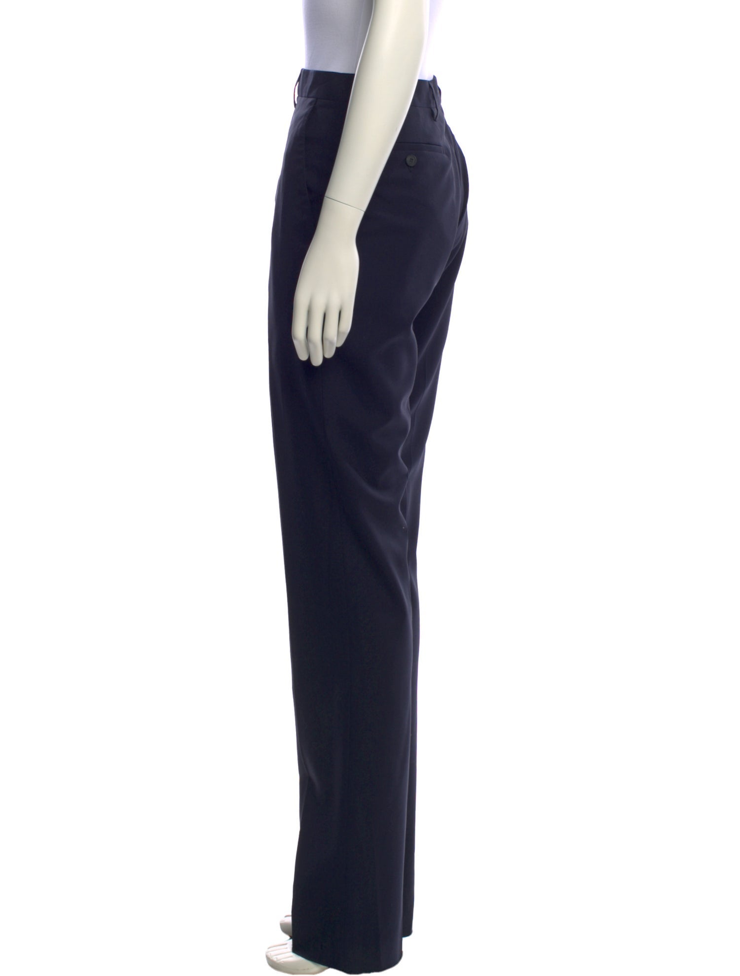 Burberry Wool Straight Leg Pants