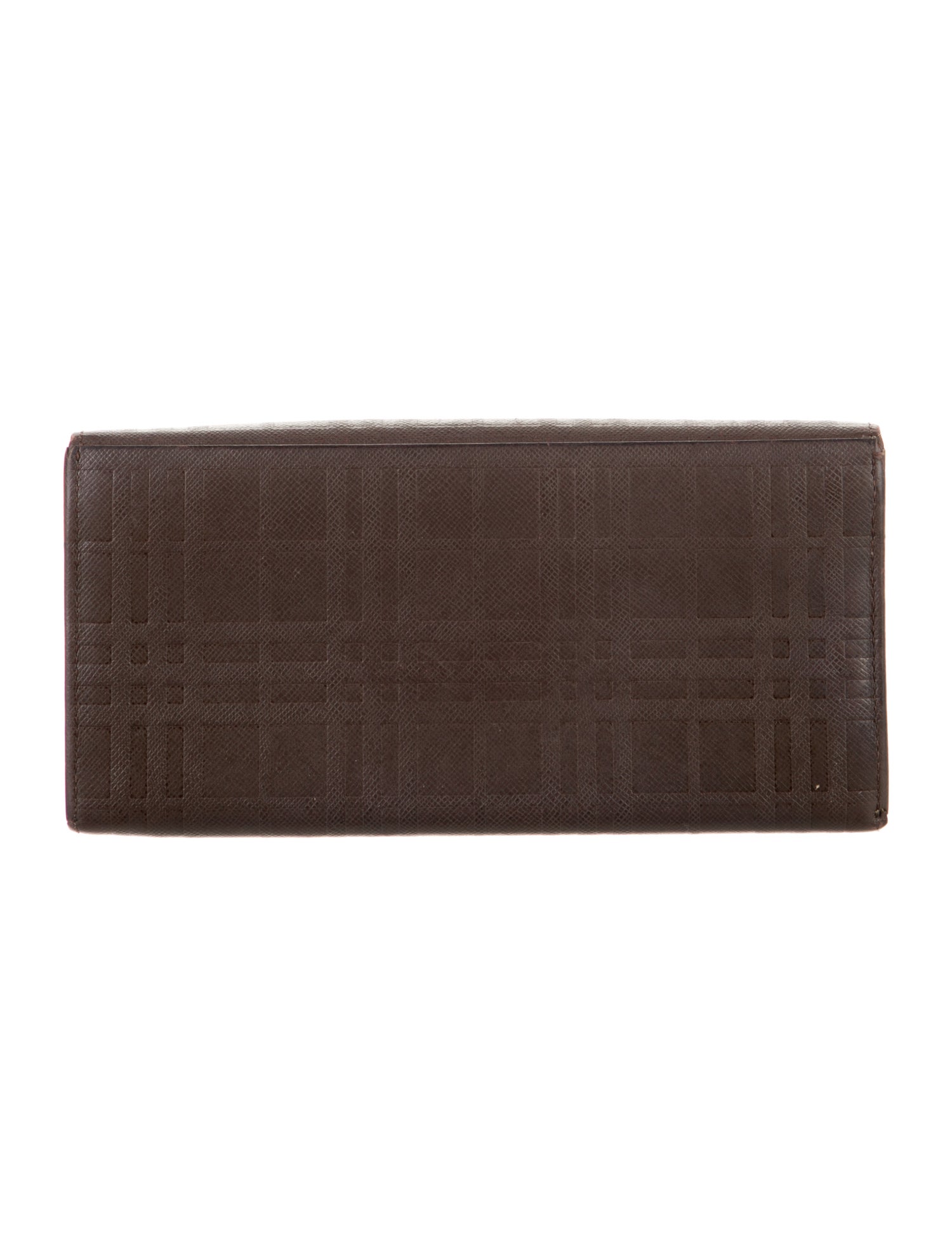 Burberry Leather Continental Wallet